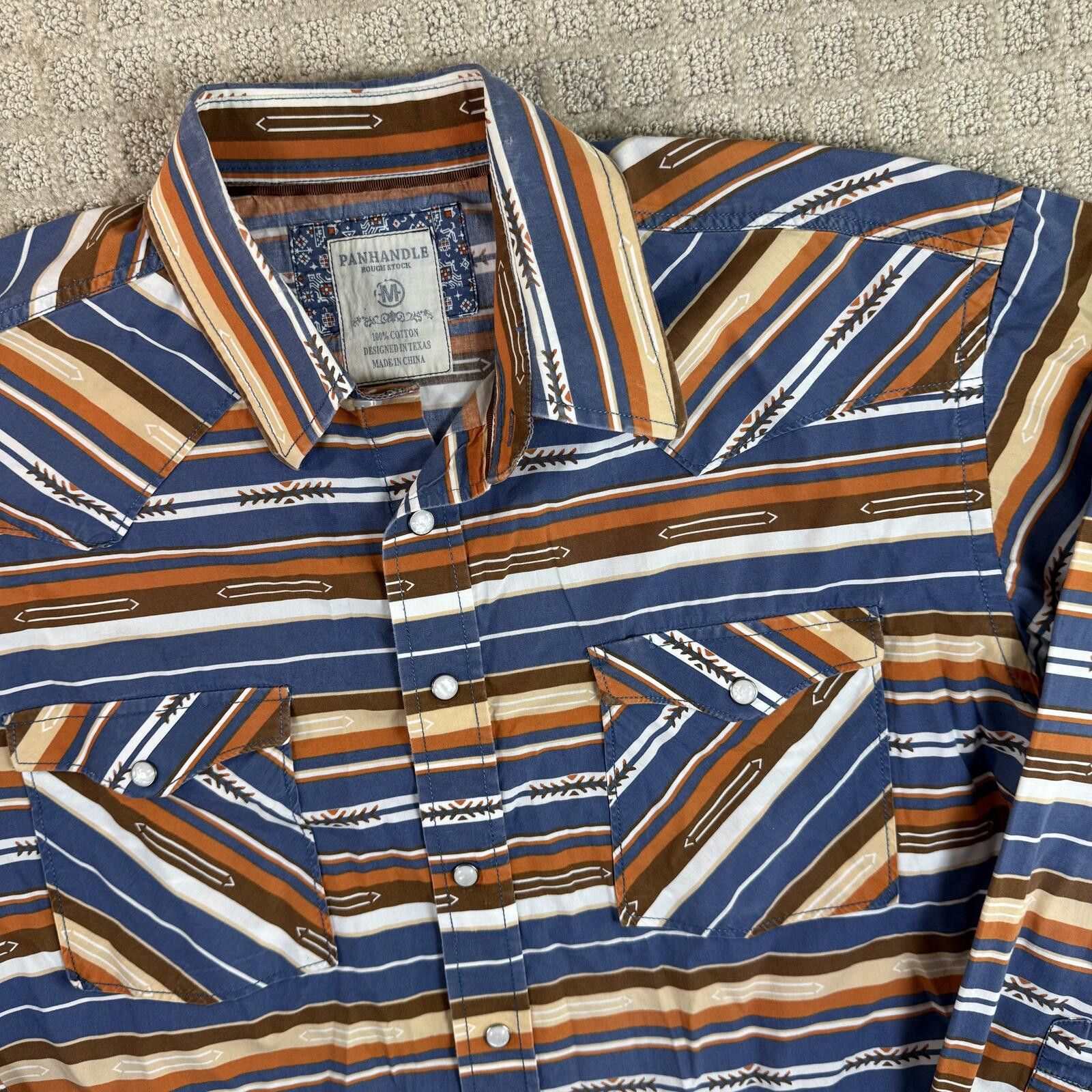 Other Panhandle Rough Stock pearl snap western shirt medium Size US M / EU 48-50 / 2 - 2 Thumbnail
