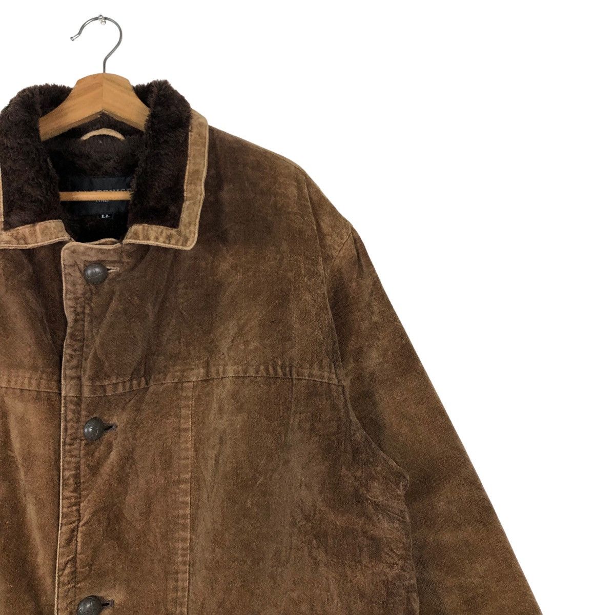 Japanese Brand 🔥Vintage Suede Jacket Monteviso Italy Mink Fur Lining Size US L / EU 52-54 / 3 - 6 Thumbnail