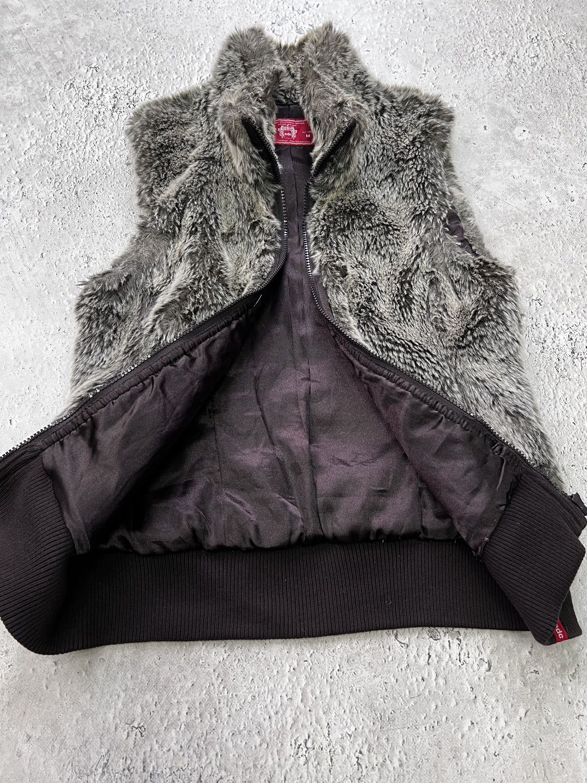 Hysteric Glamour × If Six Was Nine × Le Grande Bleu (L.G.B.) AVANT GARDE Zipper Fur vest IfSixWasNine LGB style Size S / US 4 / IT 40 - 7 Thumbnail