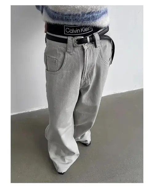Japanese Brand × Jean Fashion Dragging Skater Baggy Jeans Unisex Size US 28 / EU 44 - 4 Thumbnail