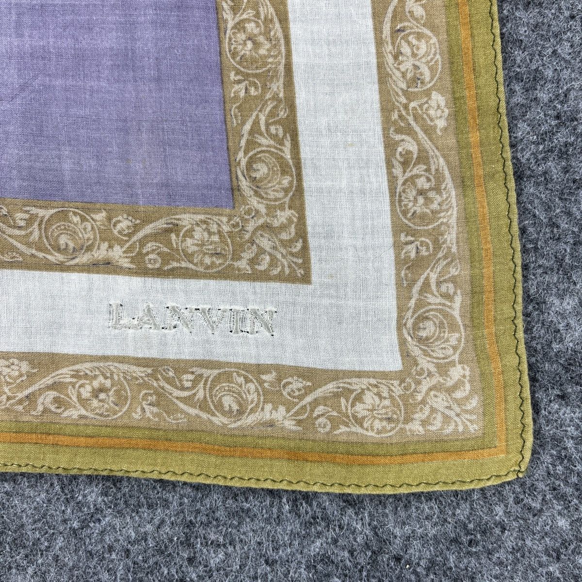 Lanvin × Vintage Lanvin Handkerchief / Bandana / Neckerchief / Headscarf B542 Size ONE SIZE - 2 Thumbnail