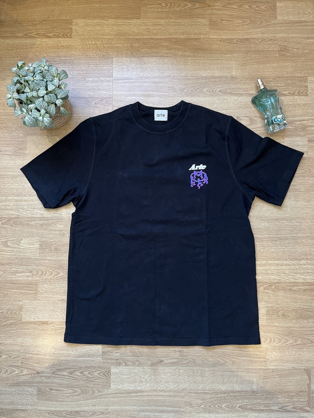 Arte Antwerp Arte Antwerp Pixel Backprint T-Shirt AW23 – Black – Size M Size US L / EU 52-54 / 3 - 3 Thumbnail
