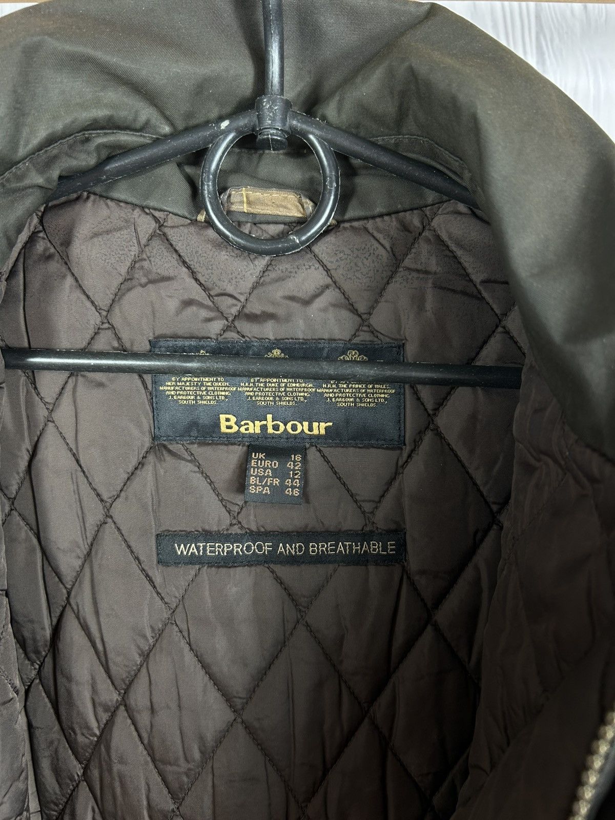 Barbour Barbour Twill Belsay Women’s Brown Waterproof Long Jacket Size XL / US 12-14 / IT 48-50 - 18 Thumbnail