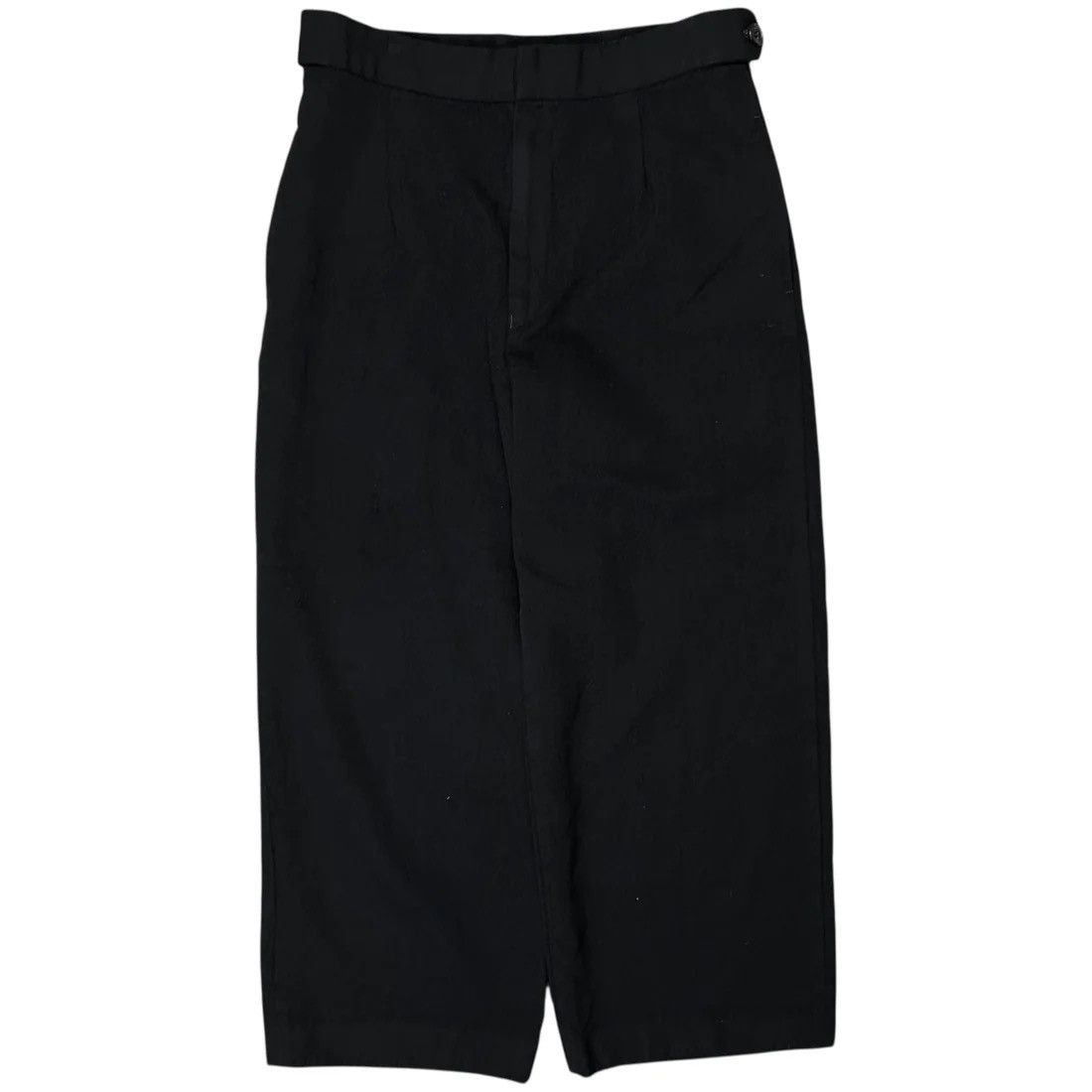Comme des Garcons Comme des Garcons Tricot Cropped Waist Tab Wool Trousers Size US 31 - 1 Thumbnail