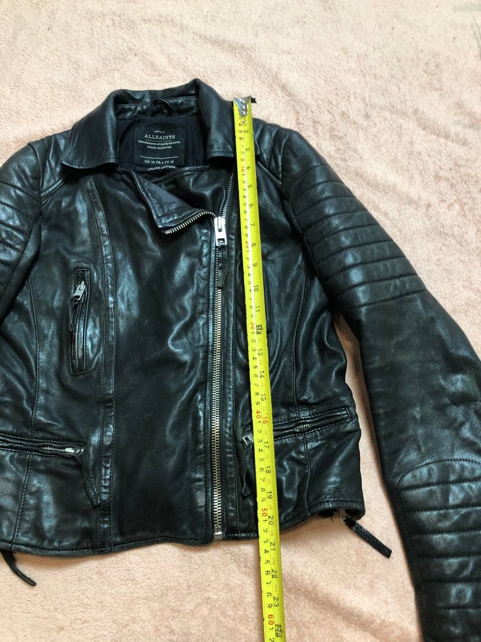 Allsaints Vintage Allsaints Black Leather Jacket Size 6 Size M / US 6-8 / IT 42-44 - 10 Thumbnail