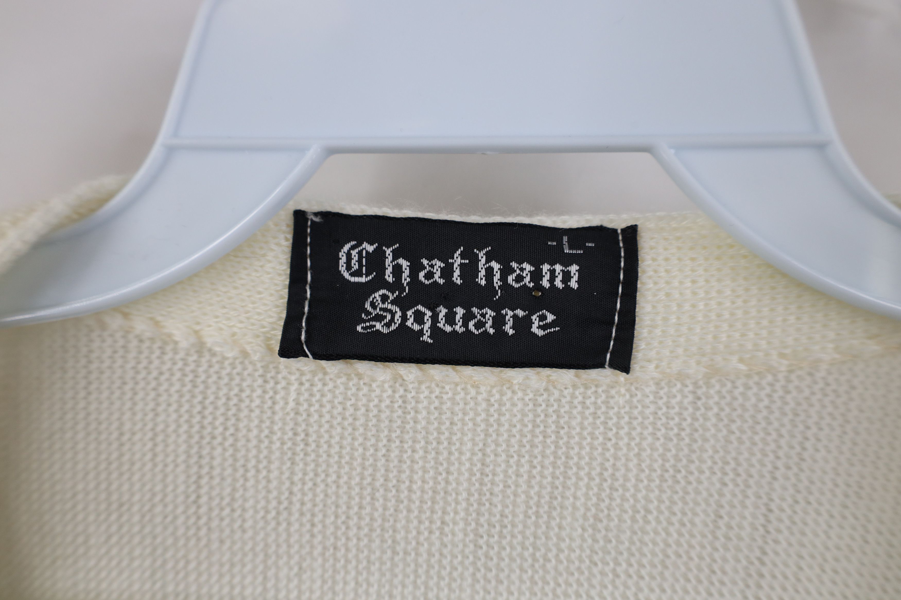Vintage Vintage 70s Streetwear Cobain Cardigan Sweater Cream USA Size US L / EU 52-54 / 3 - 6 Thumbnail