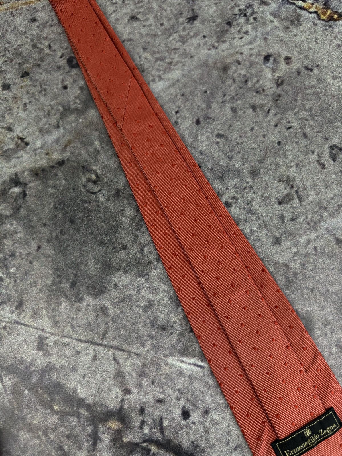 Ermenegildo Zegna Ermenegildo Zegna Red Silk Tie – Polka Dot Pattern Size ONE SIZE - 4 Thumbnail