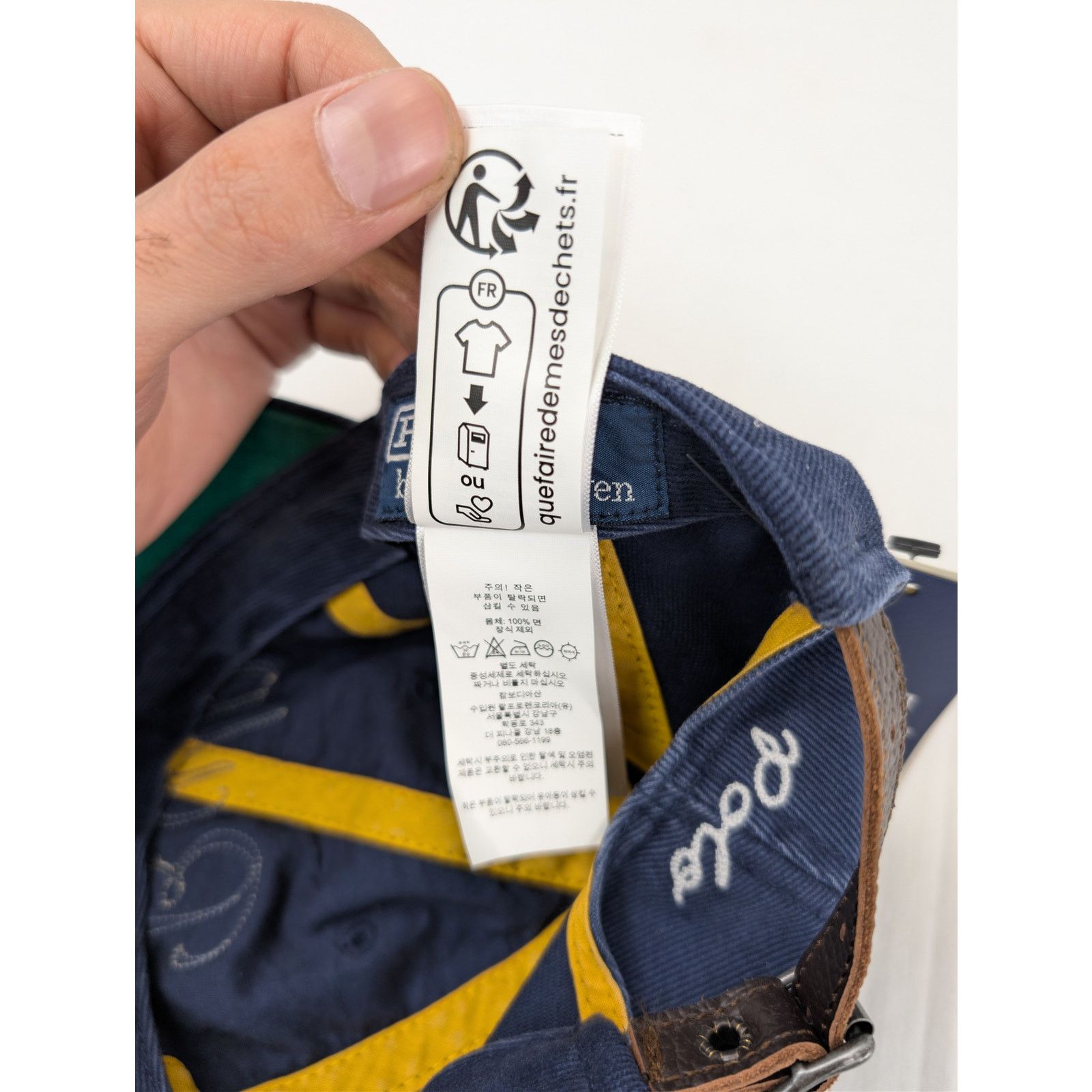 Ralph Lauren o1rshd1 CC20 Size: OS / Ralph Logo Cap / Hat in Navy Blue Size ONE SIZE - 14 Thumbnail