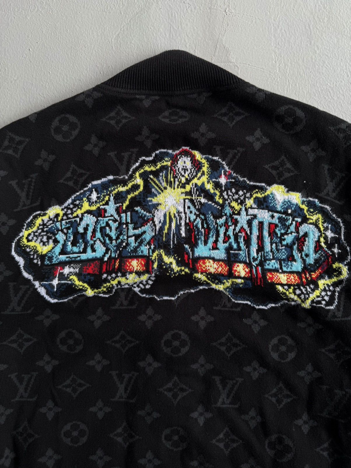 Louis Vuitton × Virgil Abloh Louis Vuitton - Graffiti Monogram Bomber Jacket Size US S / EU 44-46 / 1 - 7 Thumbnail