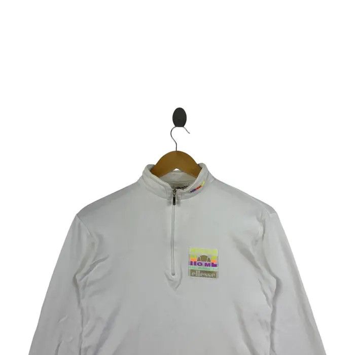 Ellesse × Goldwin Vintage 90’ ELLESSE ITALIA x GOLDWIN Half Zipper Tee Shirt Size S / US 4 / IT 40 - 2 Thumbnail