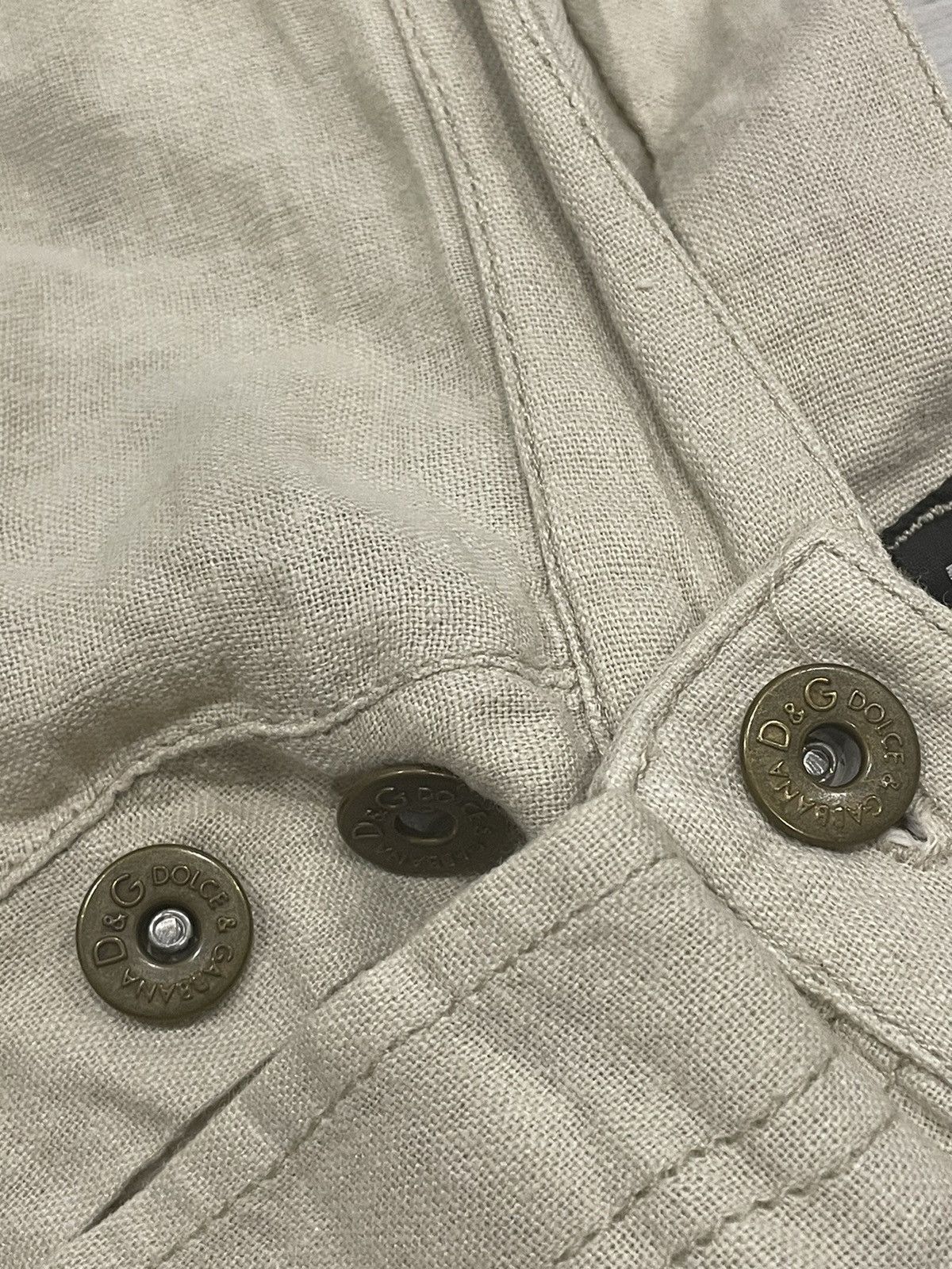 Dolce & Gabbana × If Six Was Nine Dolce Gabbana linen trousers 90s pants multipocket desert y2 Size US 33 - 4 Thumbnail