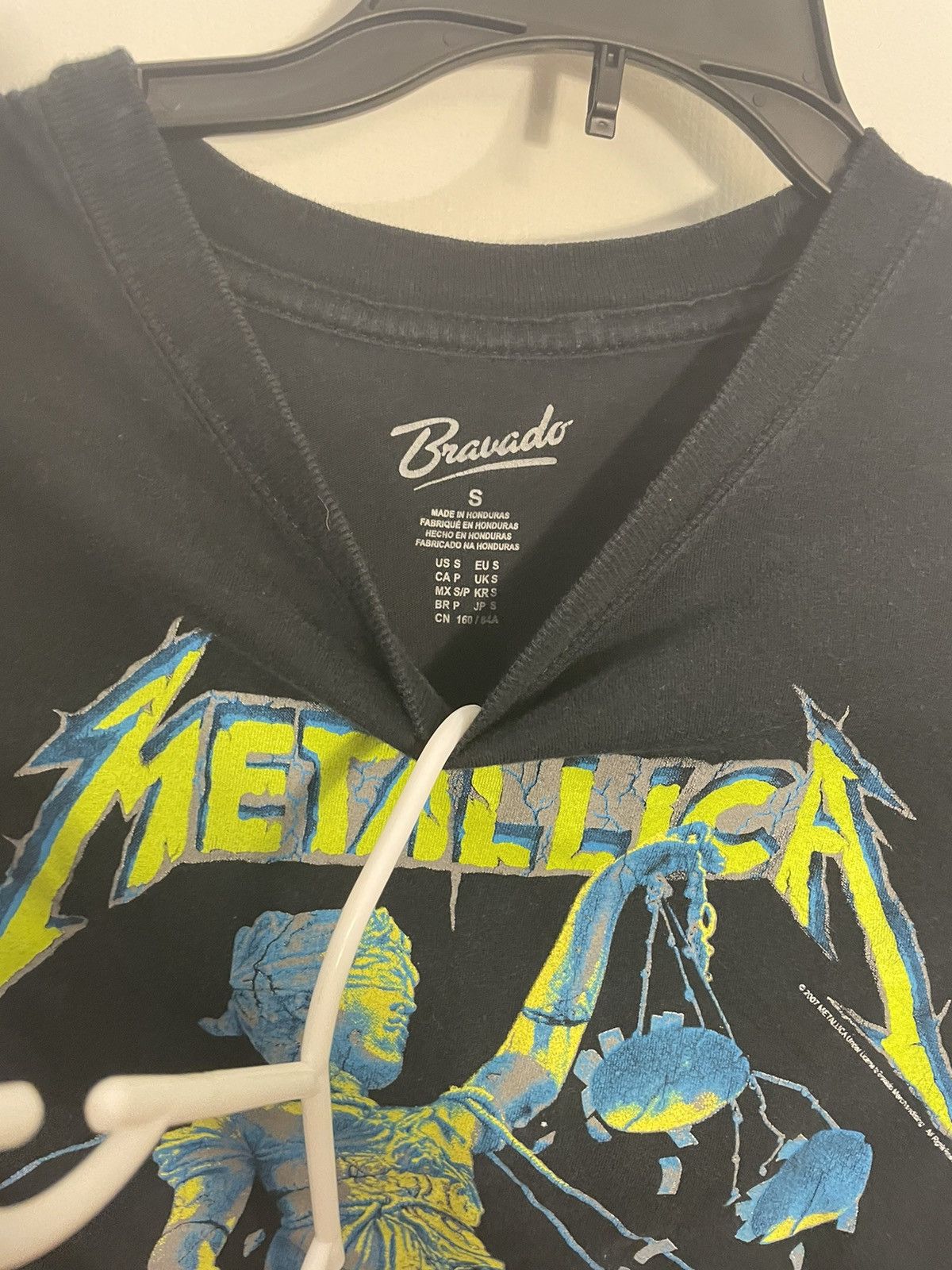 Metallica × Vintage Men’s Small Black Metallica Graphic Band Tee Size US S / EU 44-46 / 1 - 3 Thumbnail