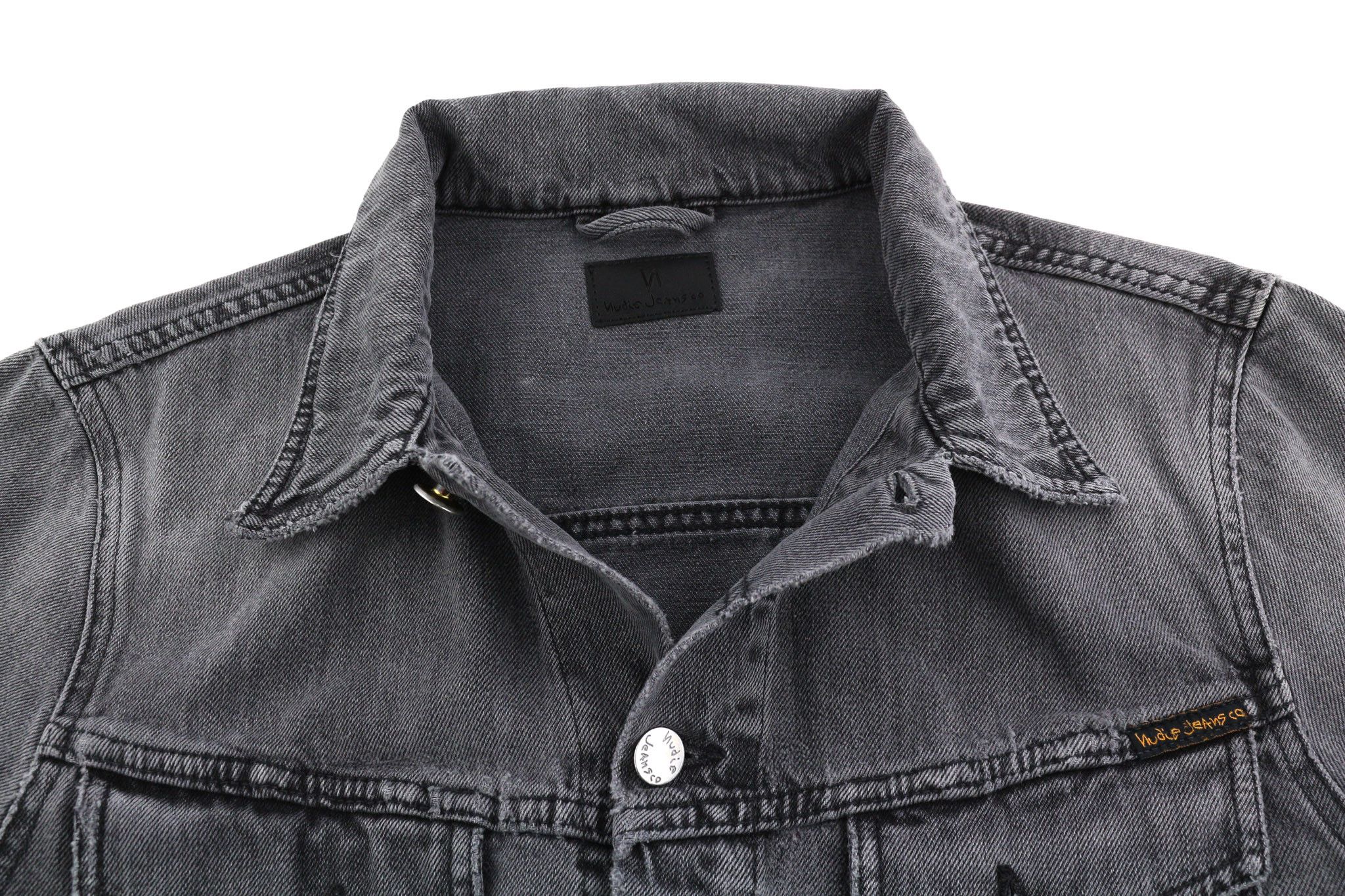 Nudie Jeans BILLY M Desolation Grey Polo Pockets Mid Jacket 82453 Size US M / EU 48-50 / 2 - 4 Thumbnail
