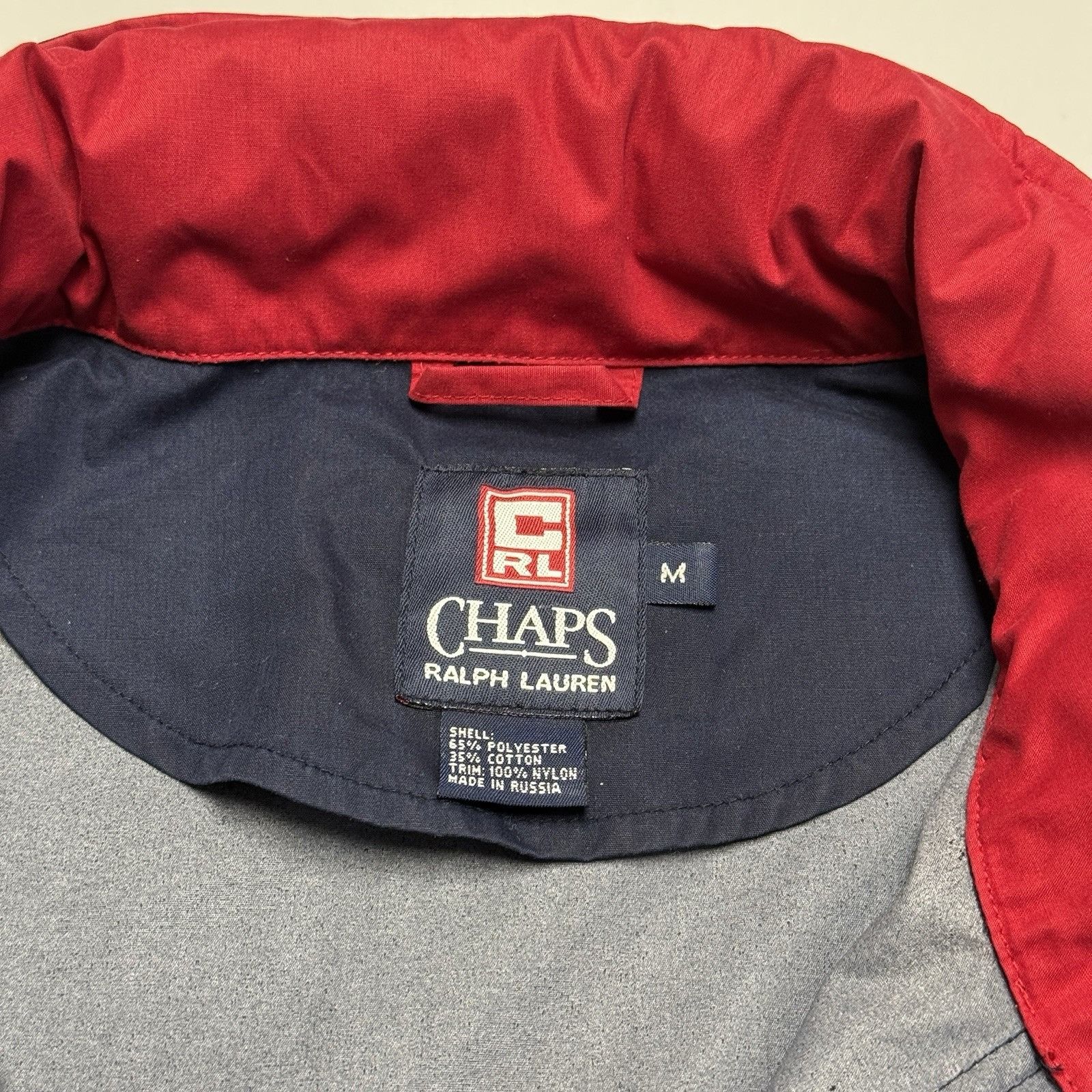 Chaps Ralph Lauren Vintage Chaps Ralph Lauren Anorak Jacket Mens Medium Blue Y2 Size US M / EU 48-50 / 2 - 8 Thumbnail