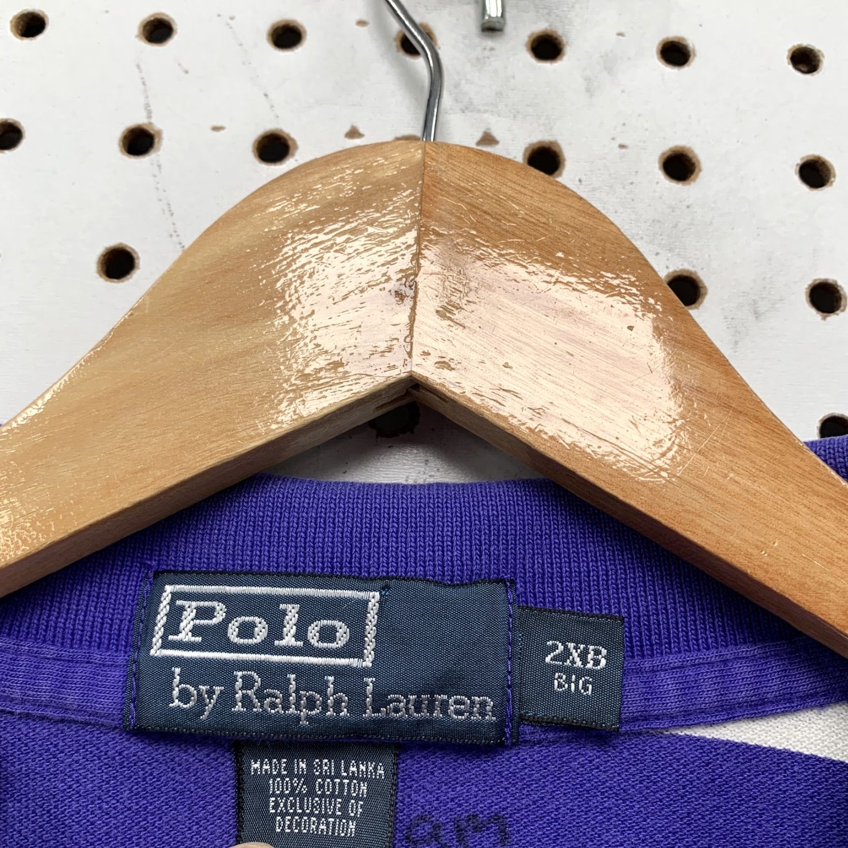 Polo Ralph Lauren Polo Ralph Lauren Striped Shirt Mens BIG 2XB Blue White Preppy Shirt Size US XXL / EU 58 / 5 - 5 Thumbnail