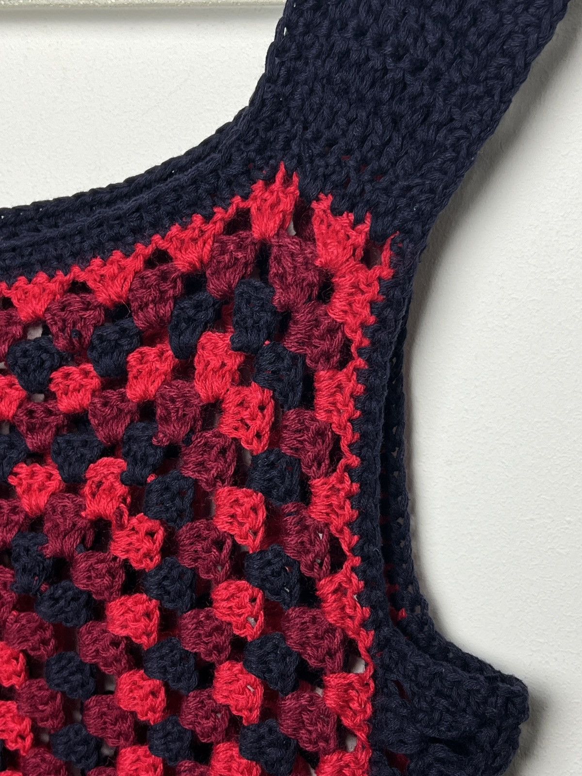 Seditionaries 1/1 handmade crochet kapital vibe sweater Size US S / EU 44-46 / 1 - 4 Thumbnail