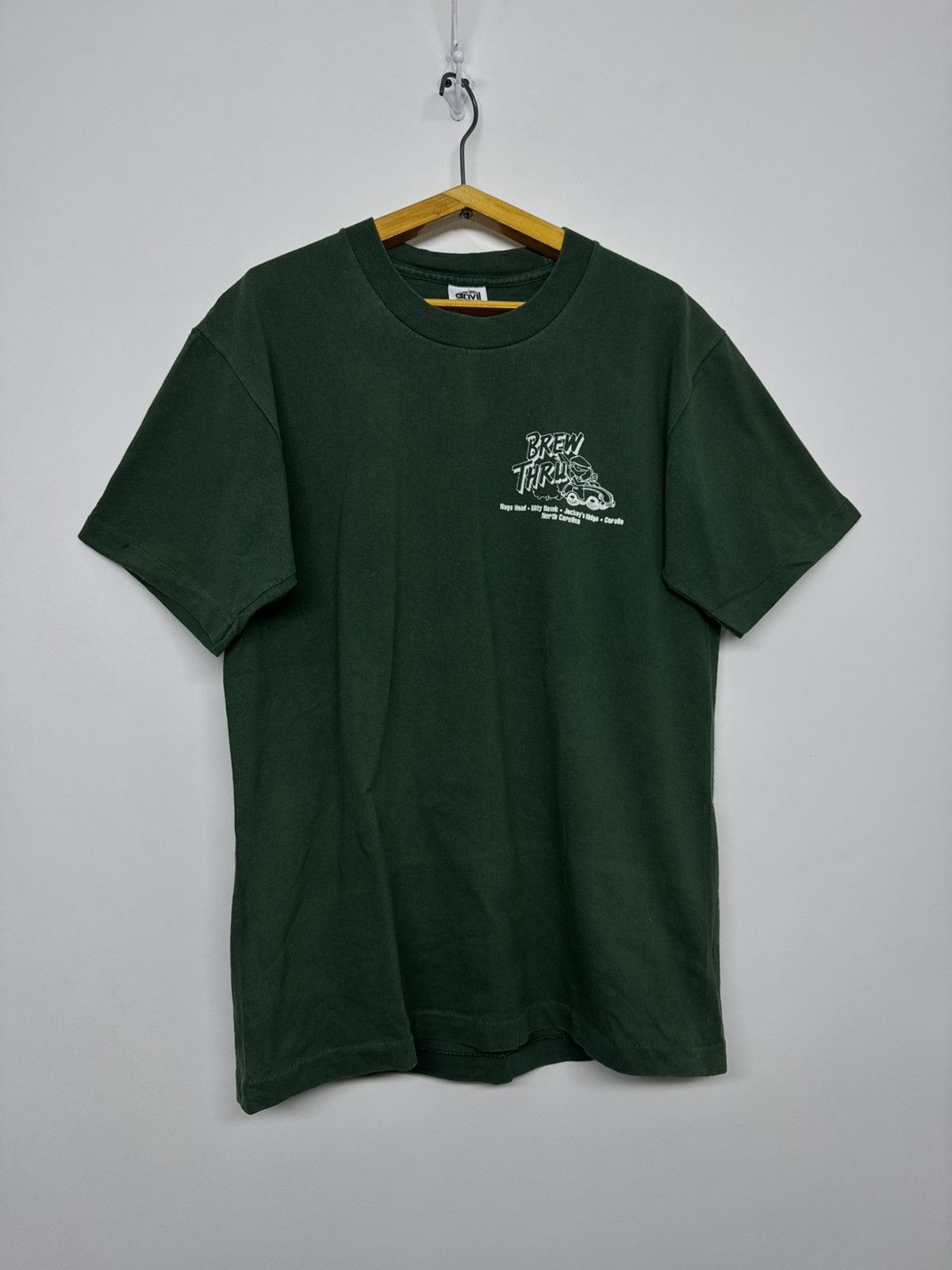 Anvil Vintage Y2k Brew Thru Big Logo Print 00’s Size US M / EU 48-50 / 2 - 7 Thumbnail