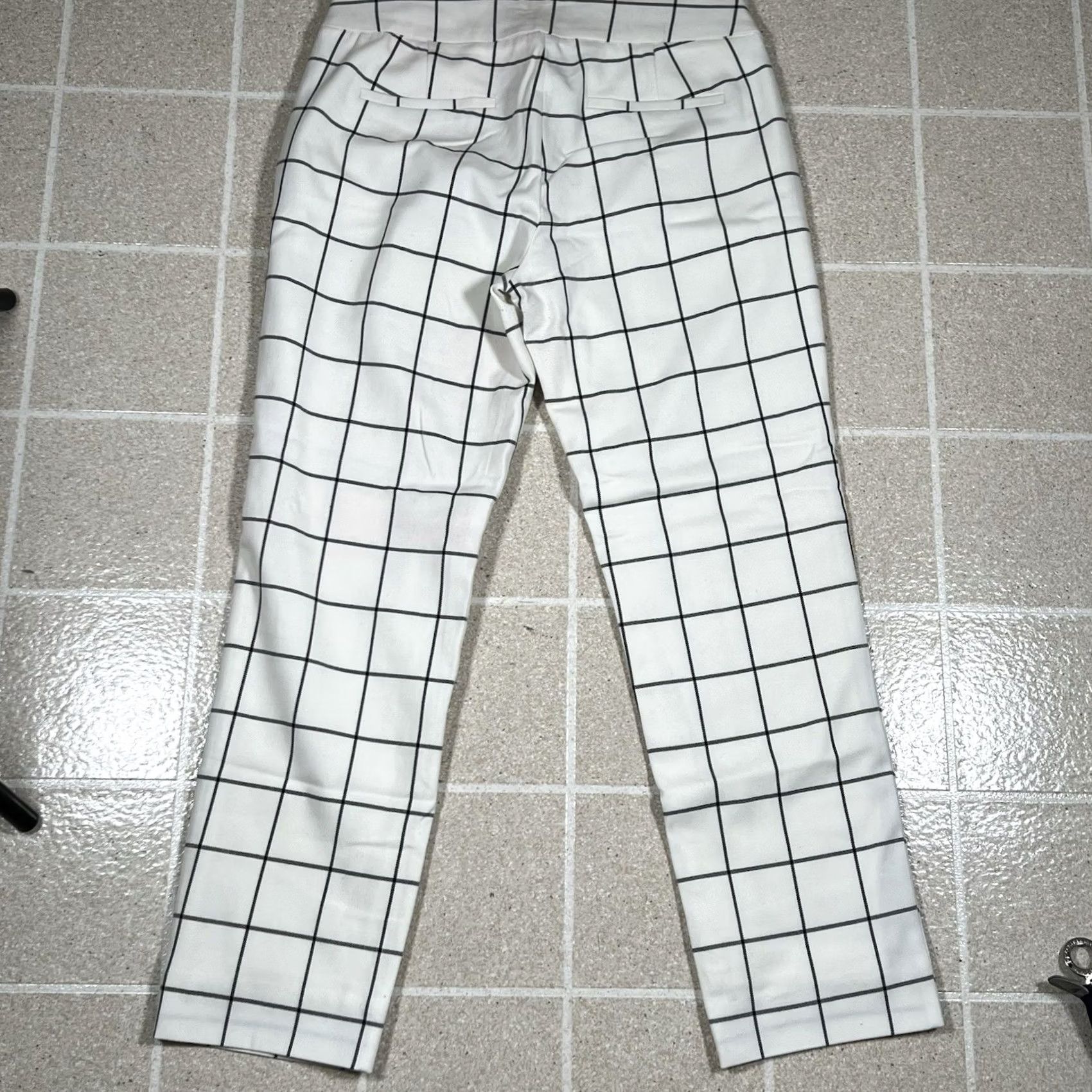 Willi Smith Willi Smith Dress Pants Women Stripe Grid Plaid Black/White Size 6 Regular Womens Pants Size 28" / US 6 / IT 42 - 3 Thumbnail