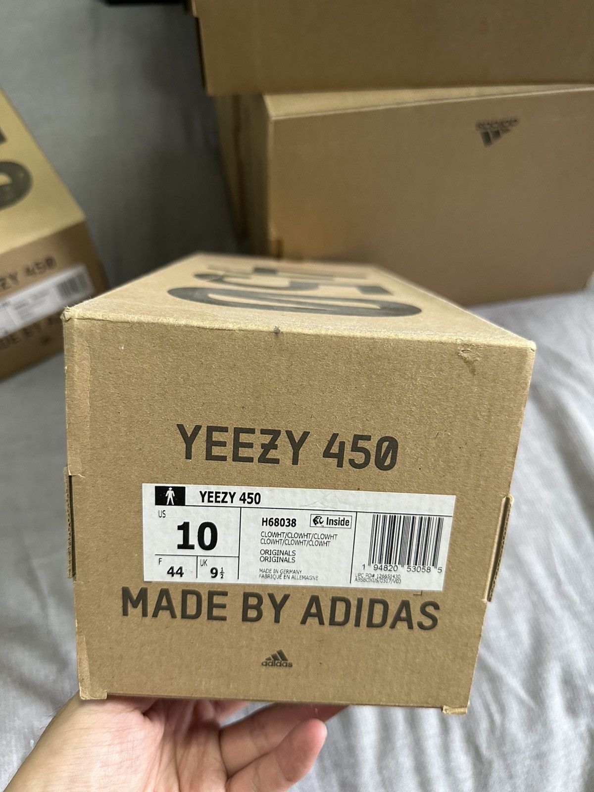 Adidas × Kanye West × Yeezy Adidas Yeezy 450 Cloud White Size US 10 / EU 43 - 3 Thumbnail