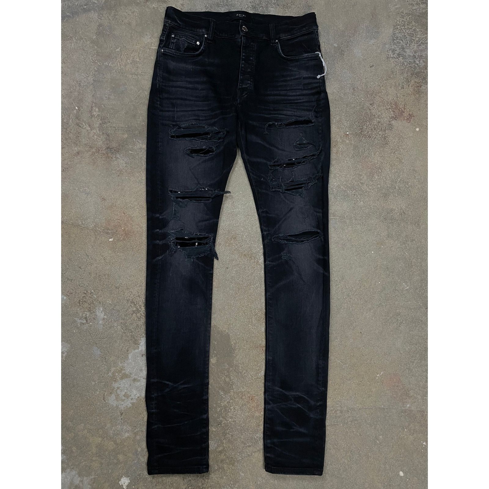 Amiri Amiri Thrasher Sequin Patches 31 Used Size US 31 - 1 Thumbnail
