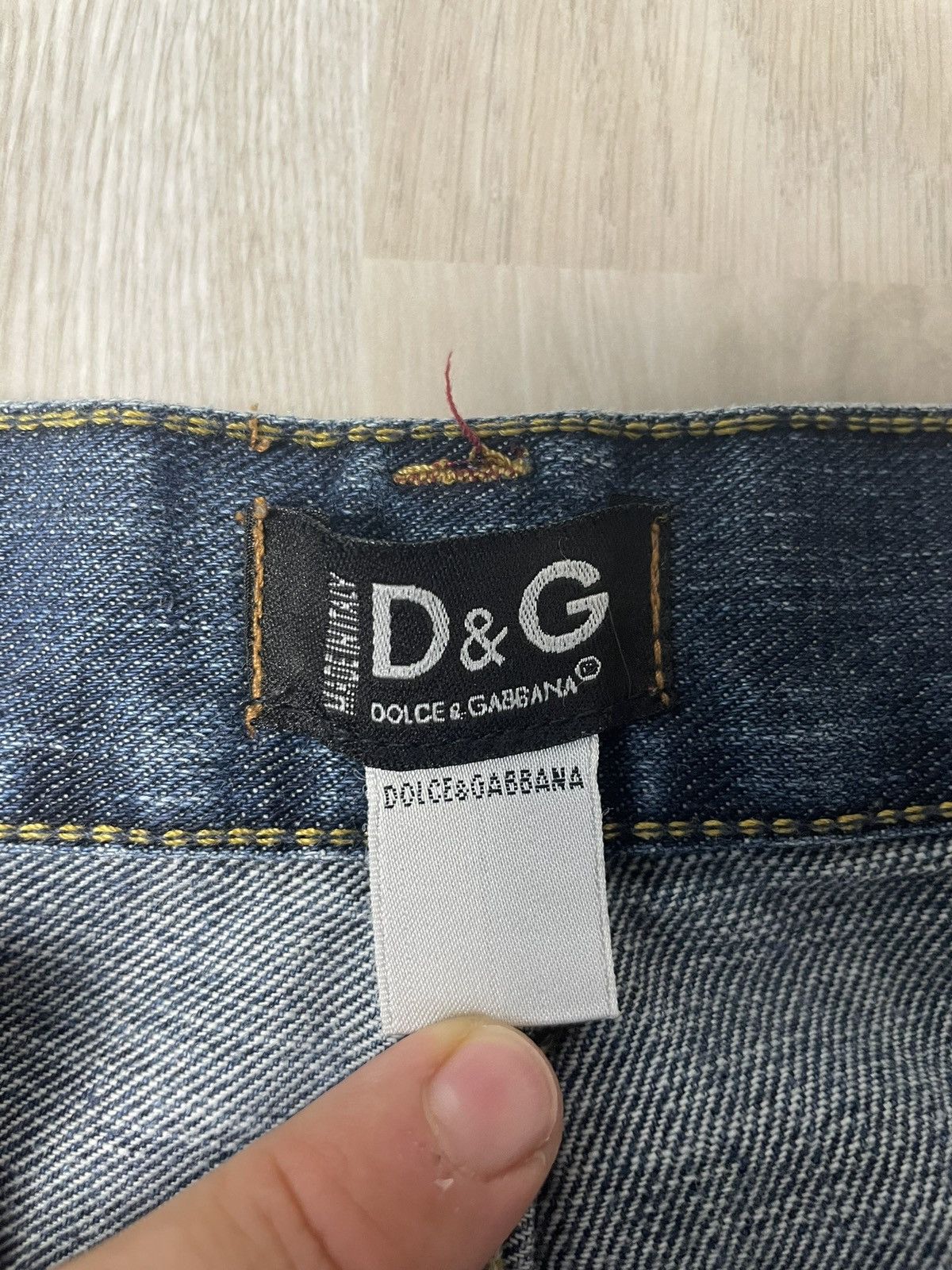 Dolce & Gabbana Dolce & Gabbana Jeans DG Backprint Größe 36 Size 28" / US 6 / IT 42 - 5 Thumbnail
