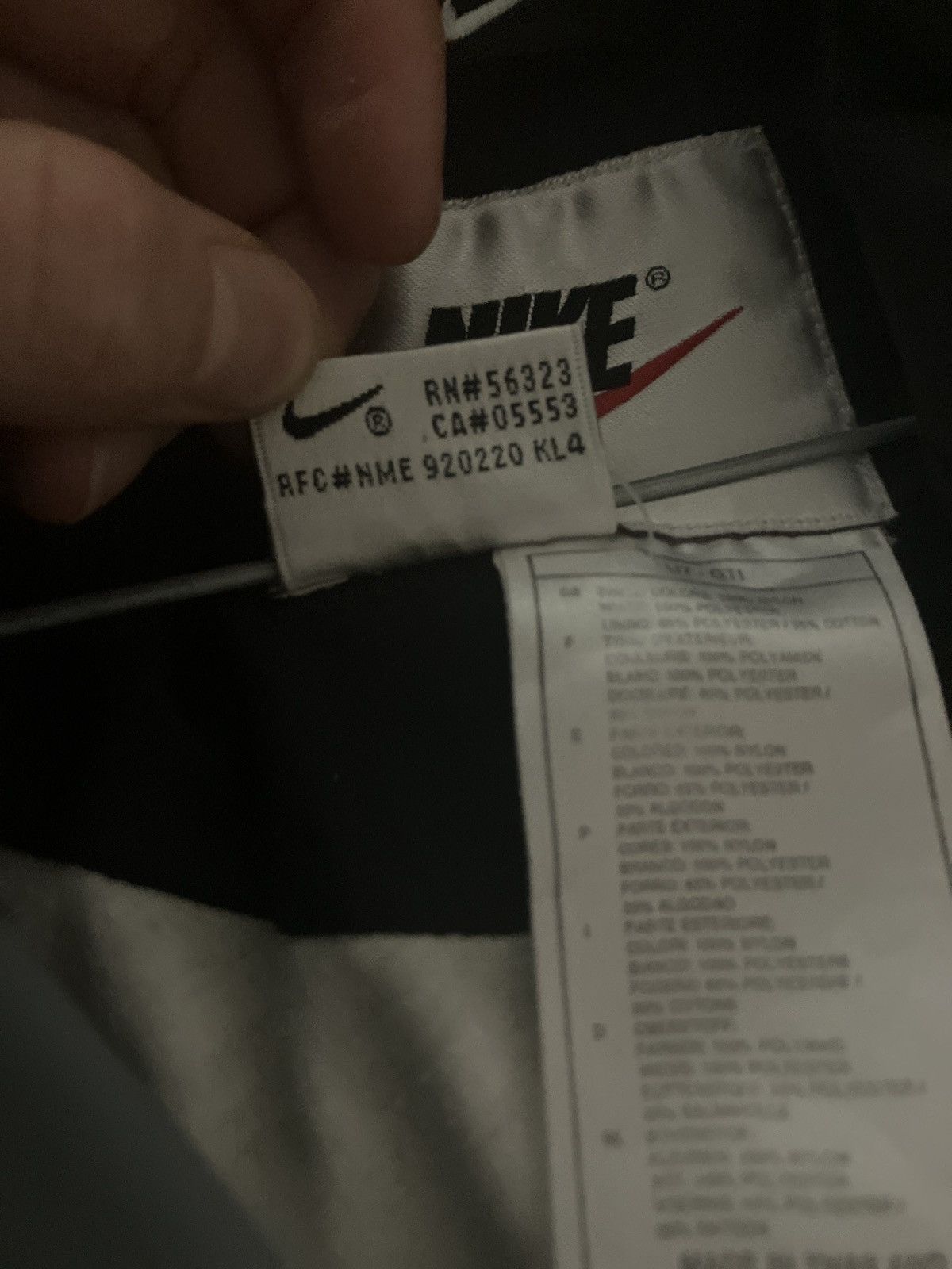 Nike VTG 1992 Nike Spellout Windbreaker Jacket Size S (Fits M) Size US M / EU 48-50 / 2 - 6 Thumbnail
