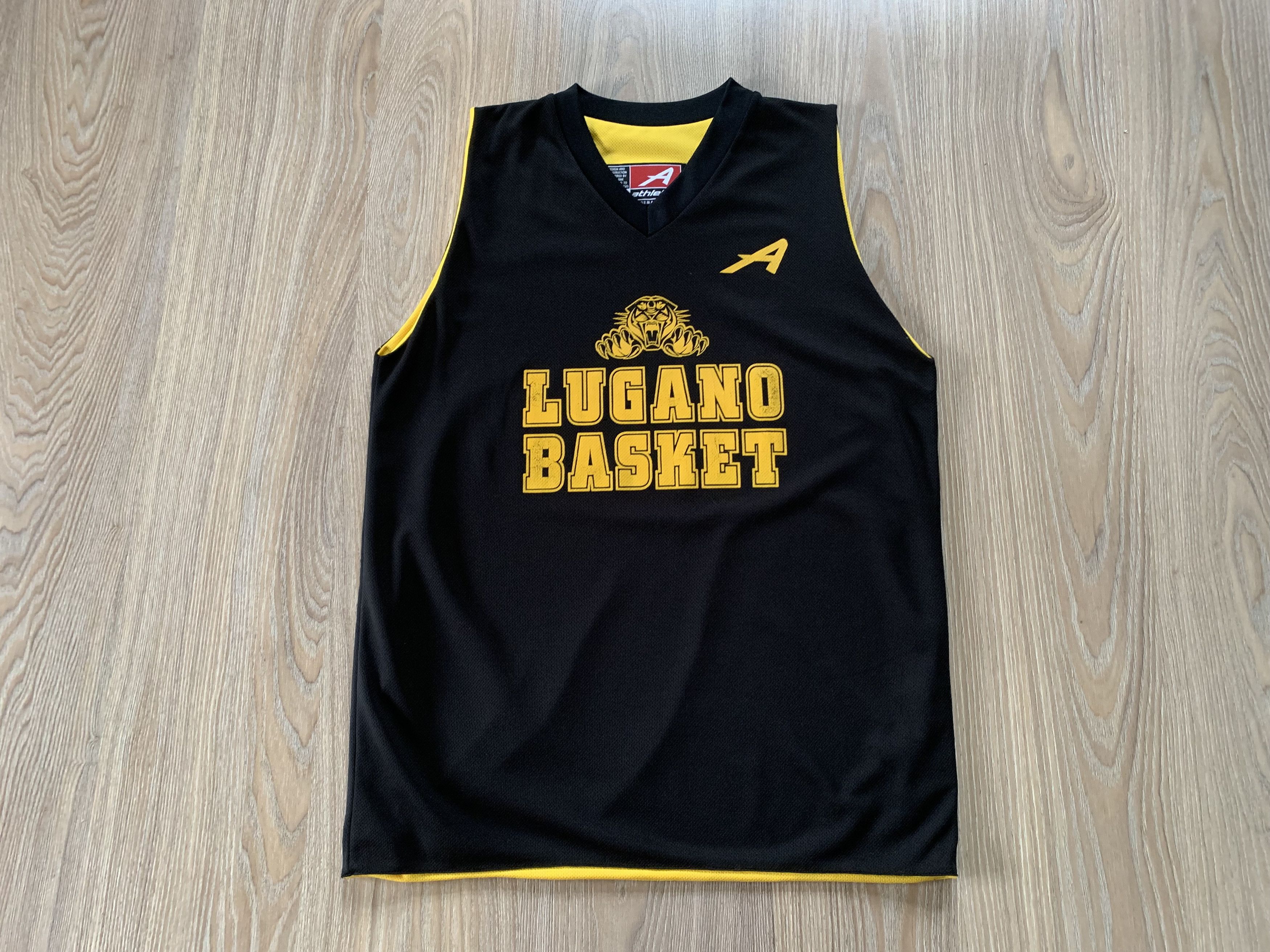 Other Vintage Lugano Basket Tank Top Two-Sided Jersey Size US M / EU 48-50 / 2 - 3 Thumbnail