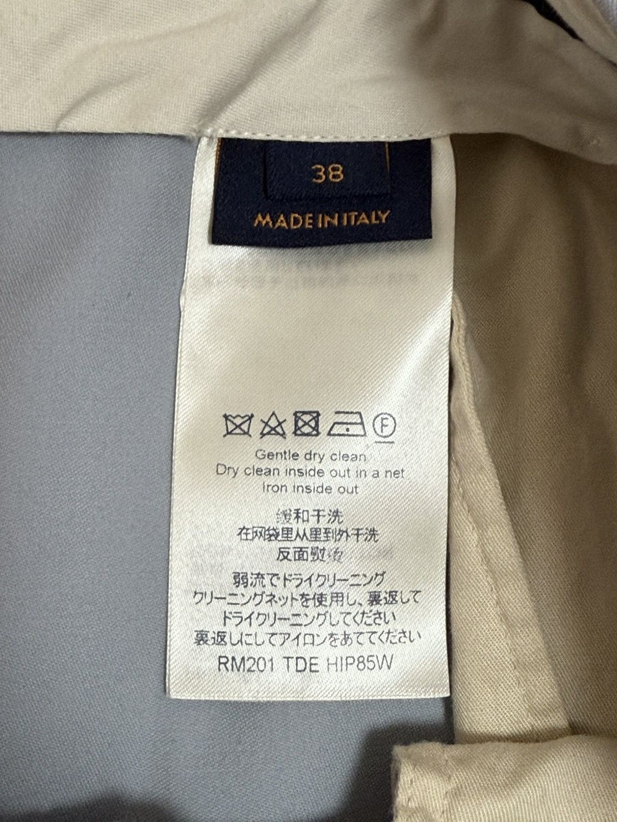 Louis Vuitton Louis Vuitton light blue wool tailored pants 38 Size 38R - 7 Thumbnail