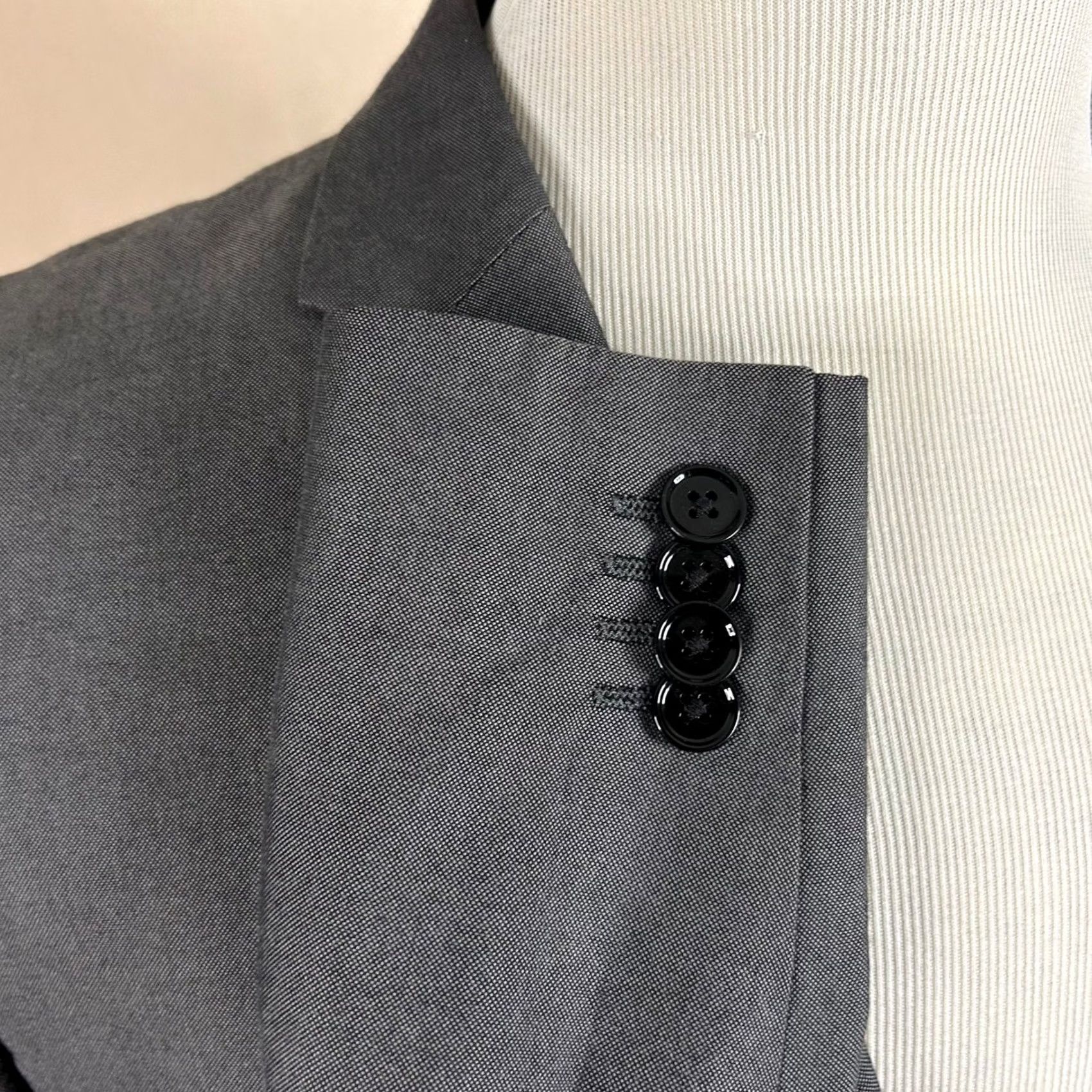 Express Express Sport Coat 44R Extra Slim Cotton Grey Two Button Double Vented Size US S / EU 44-46 / 1 - 5 Thumbnail