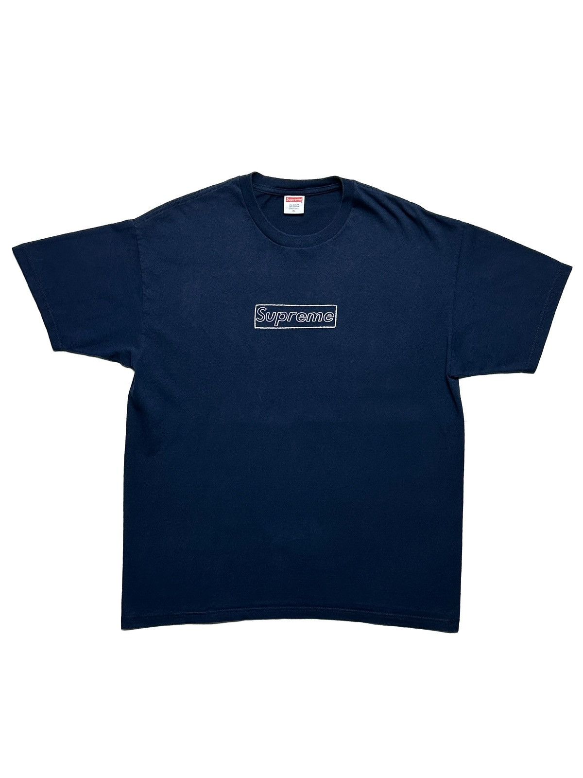 Supreme 2011 Supreme Kaws Box Logo T-Shirt | Grailed