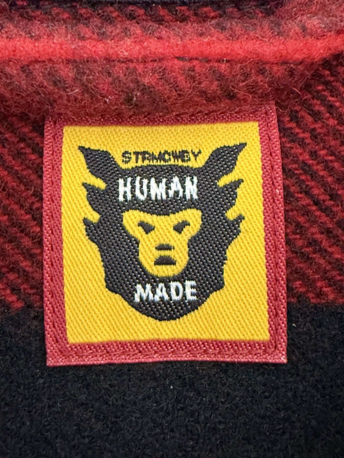 Human Made Human Made Red Black Check Wool Shirt Jacket Size M Size US M / EU 48-50 / 2 - 3 Thumbnail