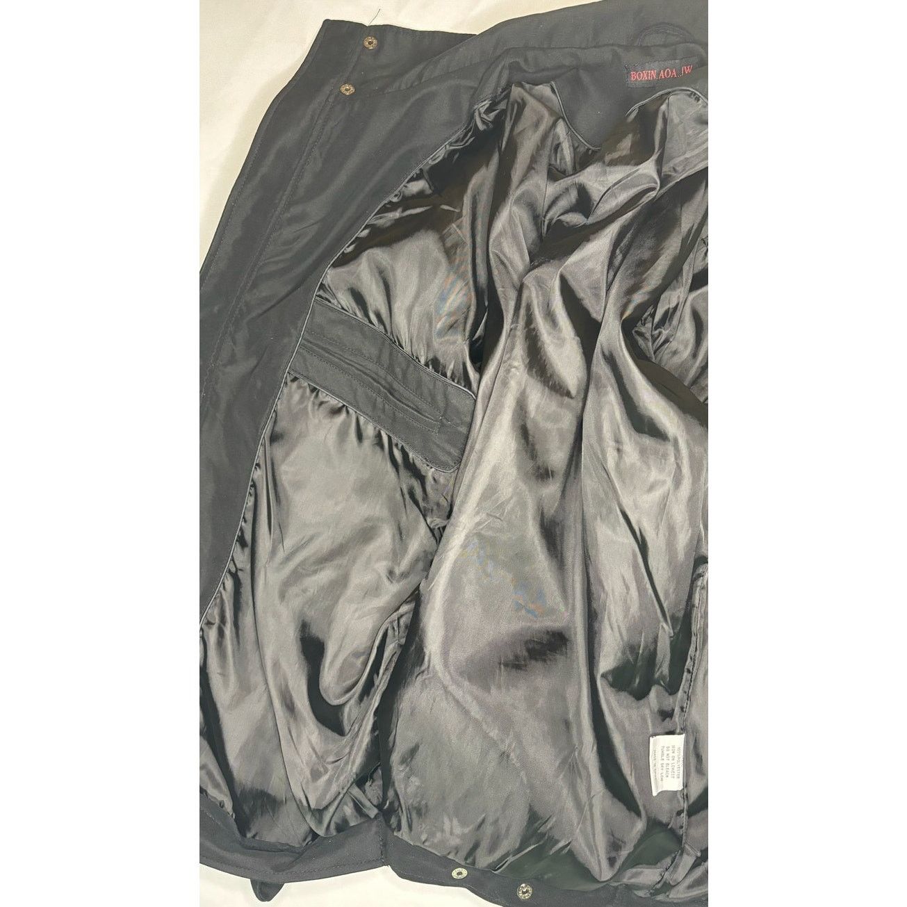 Other BOXIN.AOA.JW Men's Black Zip Up Windbreaker Jacket | Size M Size US M / EU 48-50 / 2 - 7 Thumbnail