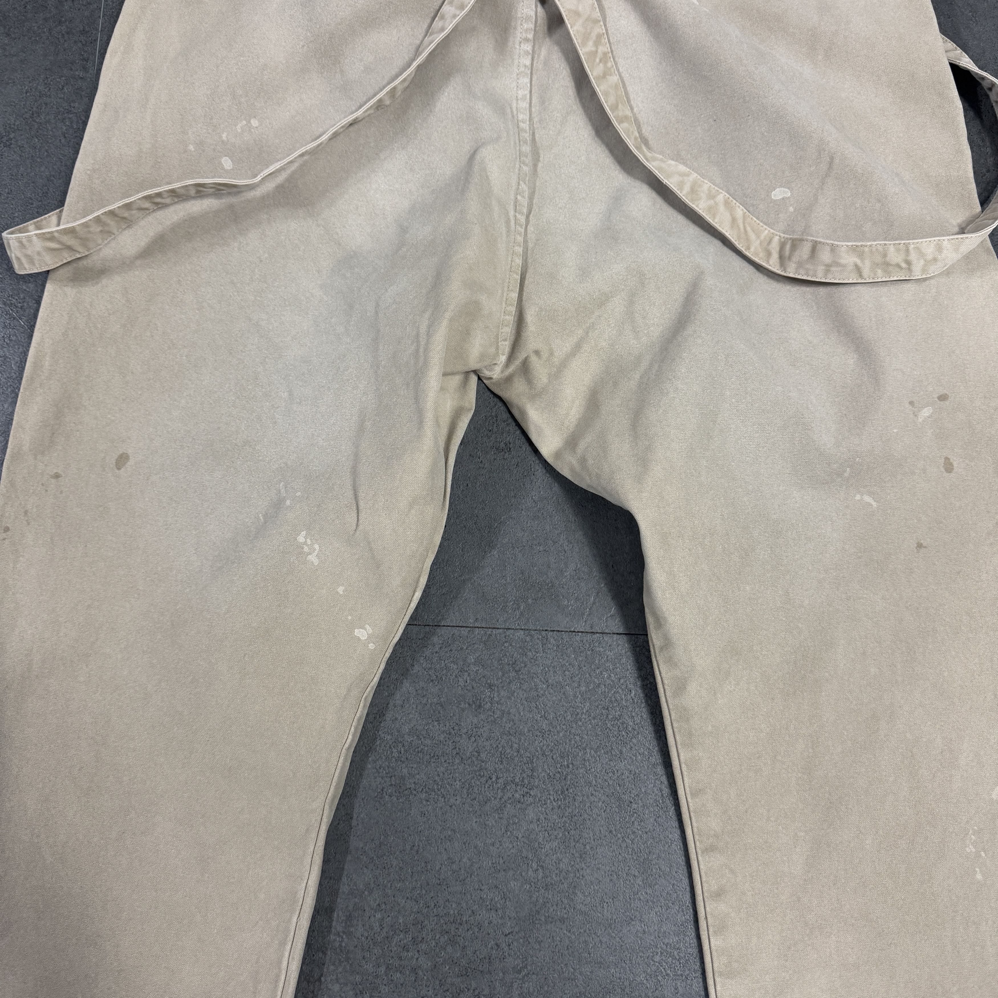 Visvim Visvim Travailler Braces Pants DMGD Beige Size US 33 - 7 Thumbnail