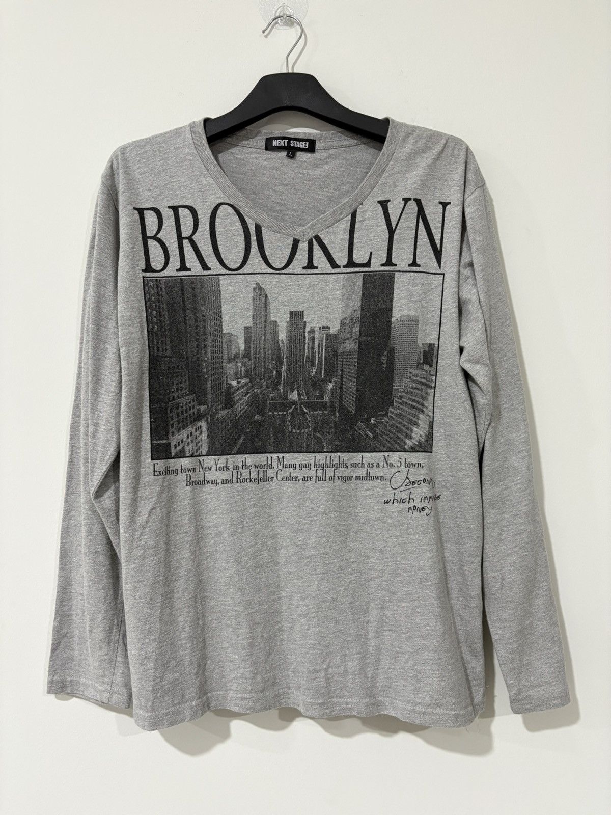 If Six Was Nine NEXT STAGE Brooklyn america poem shirt Size US L / EU 52-54 / 3 - 1 Thumbnail