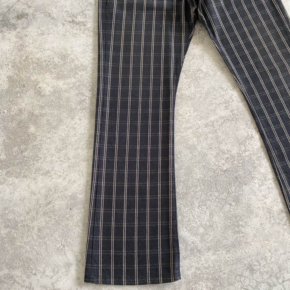 Vintage VTG Men’s Melrose Made In Japan Checker Flared Jeans Size US 30 / EU 46 - 5 Thumbnail
