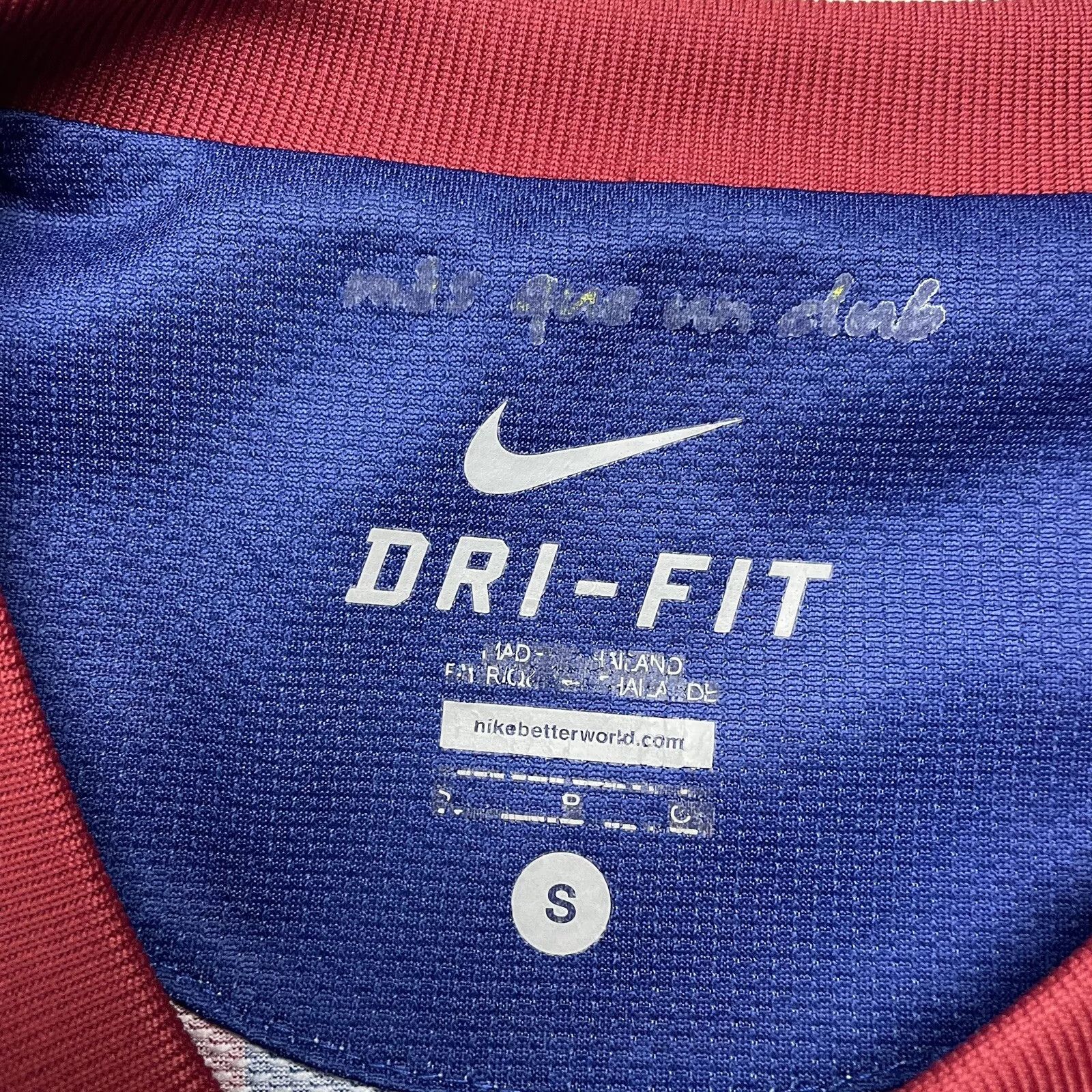 Nike Nike FC Barcelona FCB 2011/2012 Football Soccer Jersey bloke Size US S / EU 44-46 / 1 - 7 Thumbnail