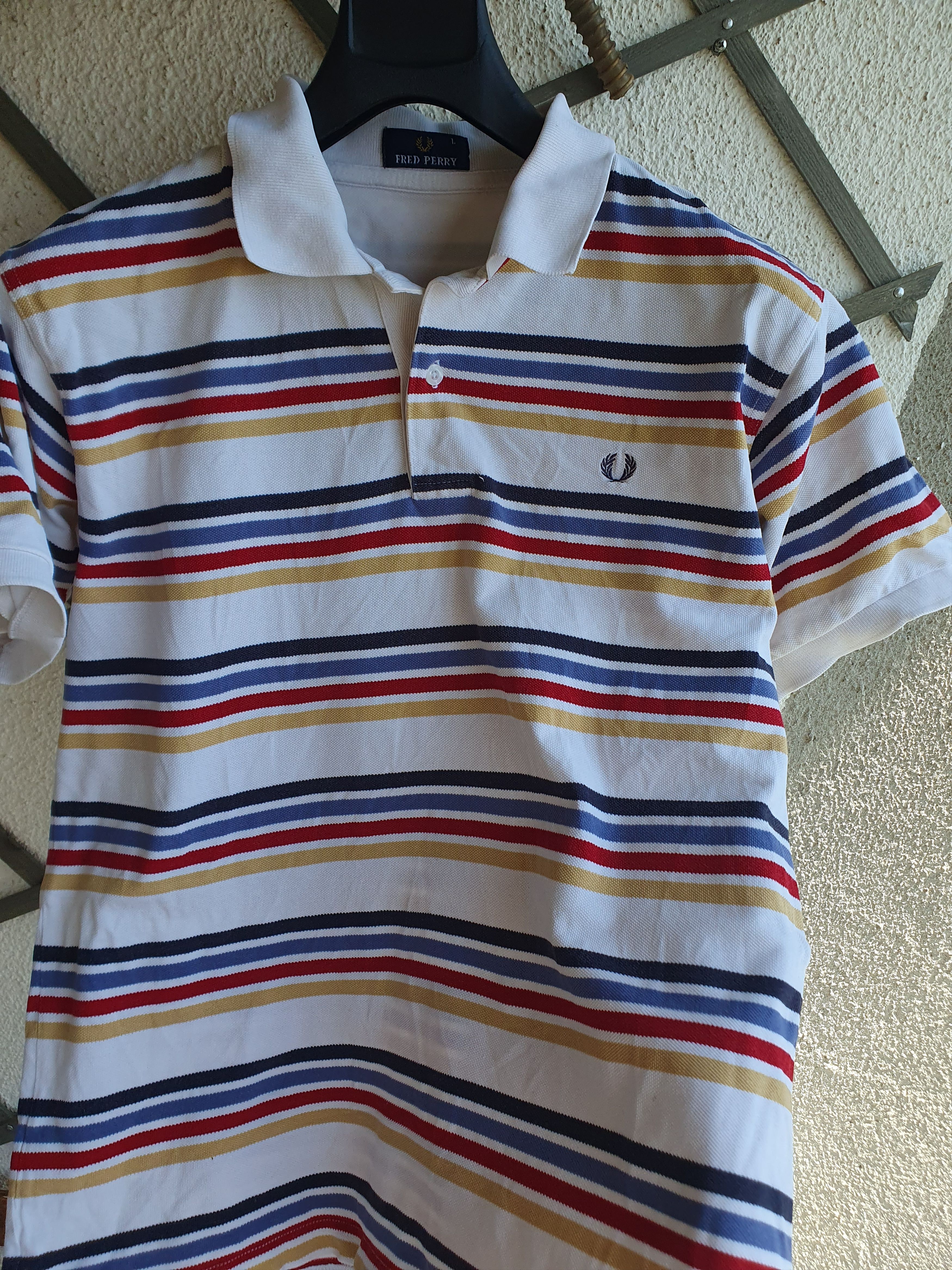 Fred Perry Fred Perry Striped Polo t-shirt sz M Size US M / EU 48-50 / 2 - 9 Thumbnail