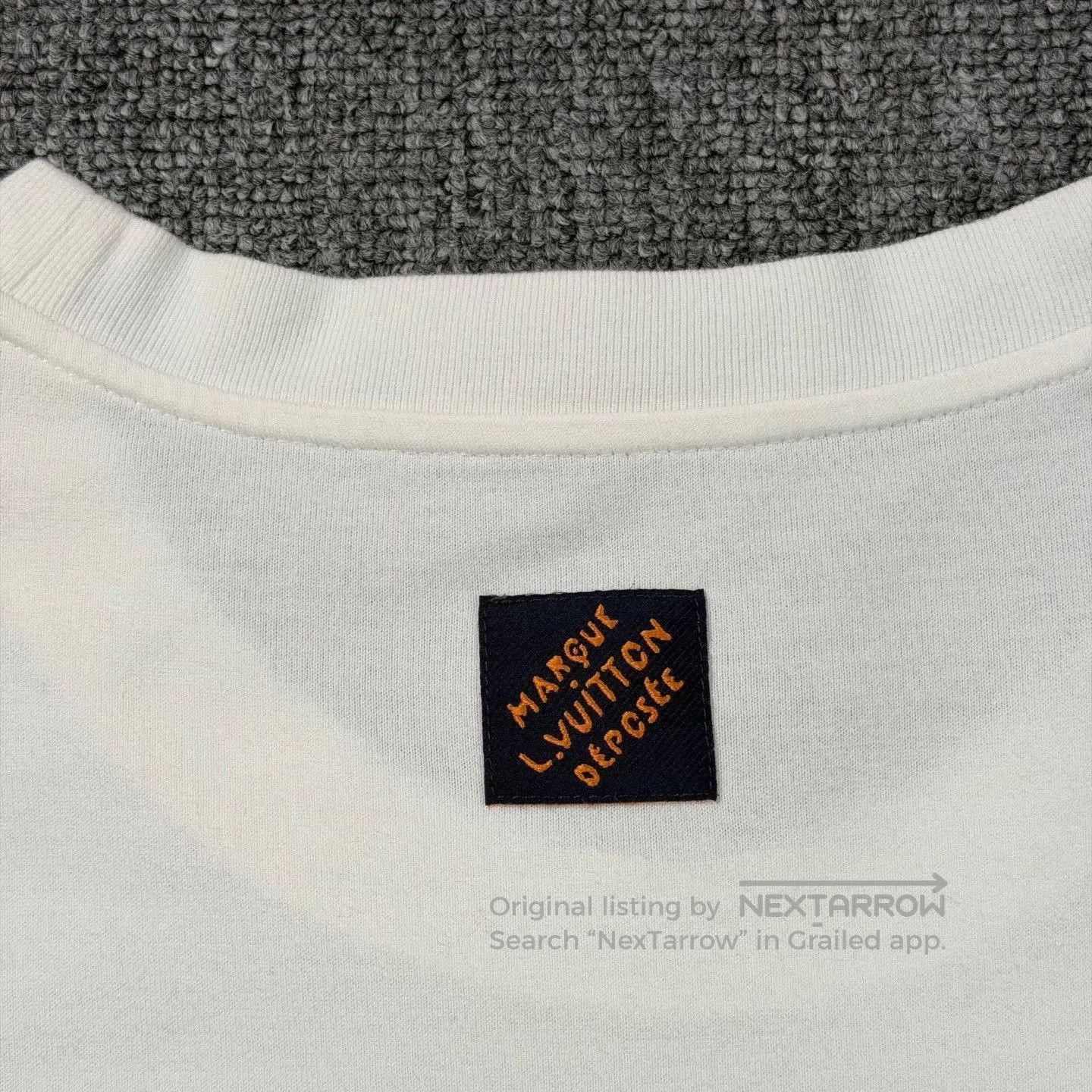 Louis Vuitton Louis Vuitton 25 Earth Flocked Logo White Tee. Size US L / EU 52-54 / 3 - 8 Thumbnail