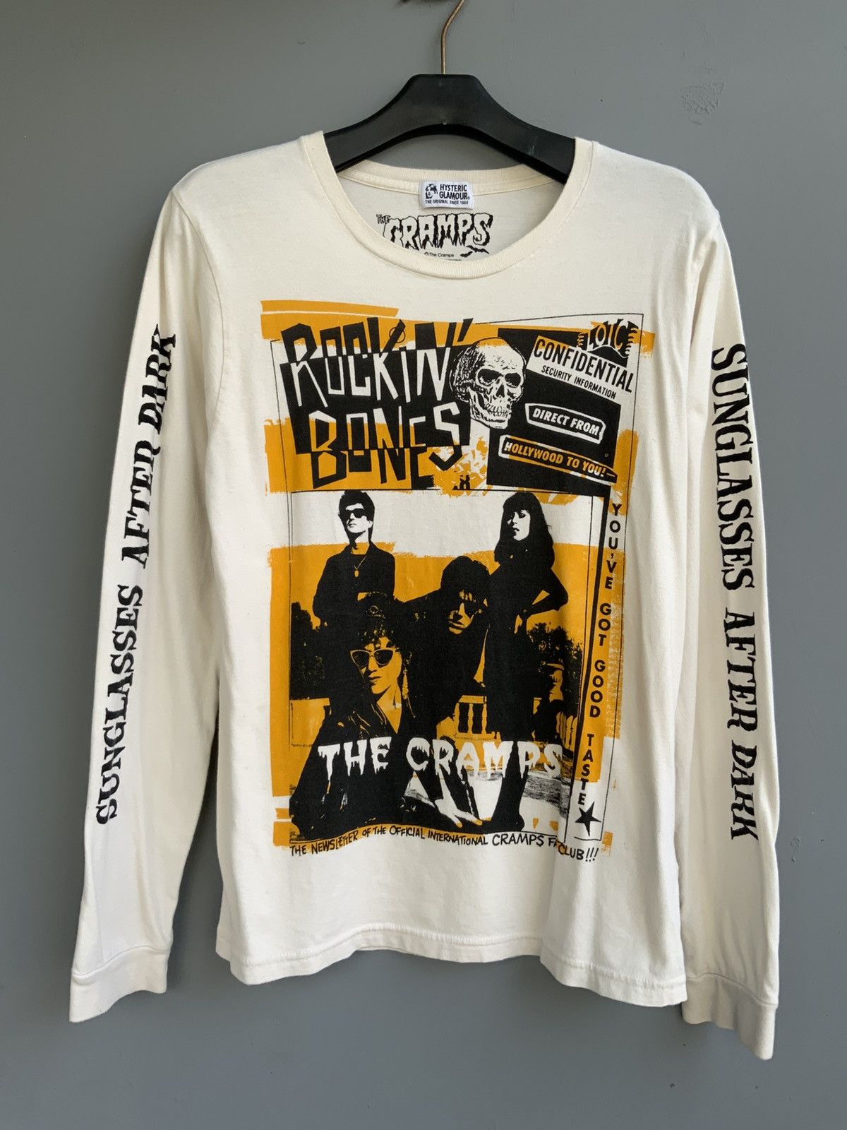 Hysteric Glamour Hysteric Glamour x The Cramps "Rockin' Bones" Long Sleeve" Size US M / EU 48-50 / 2 - 1 Thumbnail
