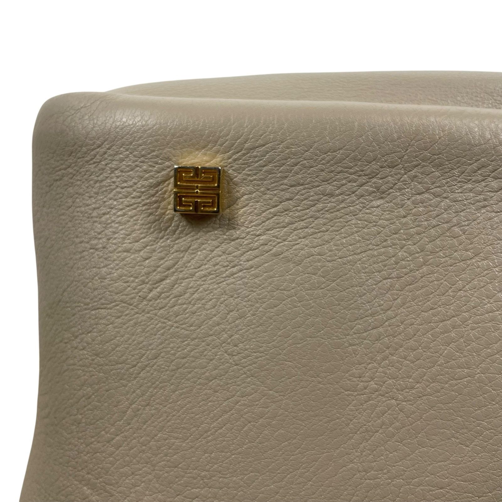 Givenchy Givenchy Mediuum G Padlock Leather Hobo Bag Natural Beige Size ONE SIZE - 10 Thumbnail