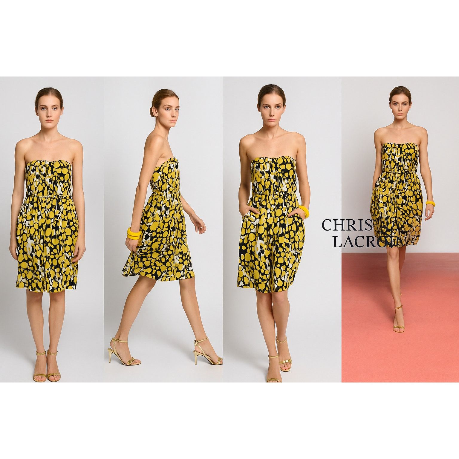 Christian Lacroix Christian Lacroix Runway 2008 Couture Runway Silk Dress Size M / US 6-8 / IT 42-44 - 9 Thumbnail