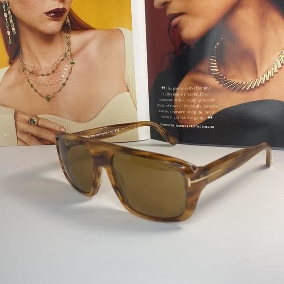 Tom Ford New - Tom Ford Duke Tf754 Soft Squared Acetate Shape Enriche Size ONE SIZE - 6 Thumbnail