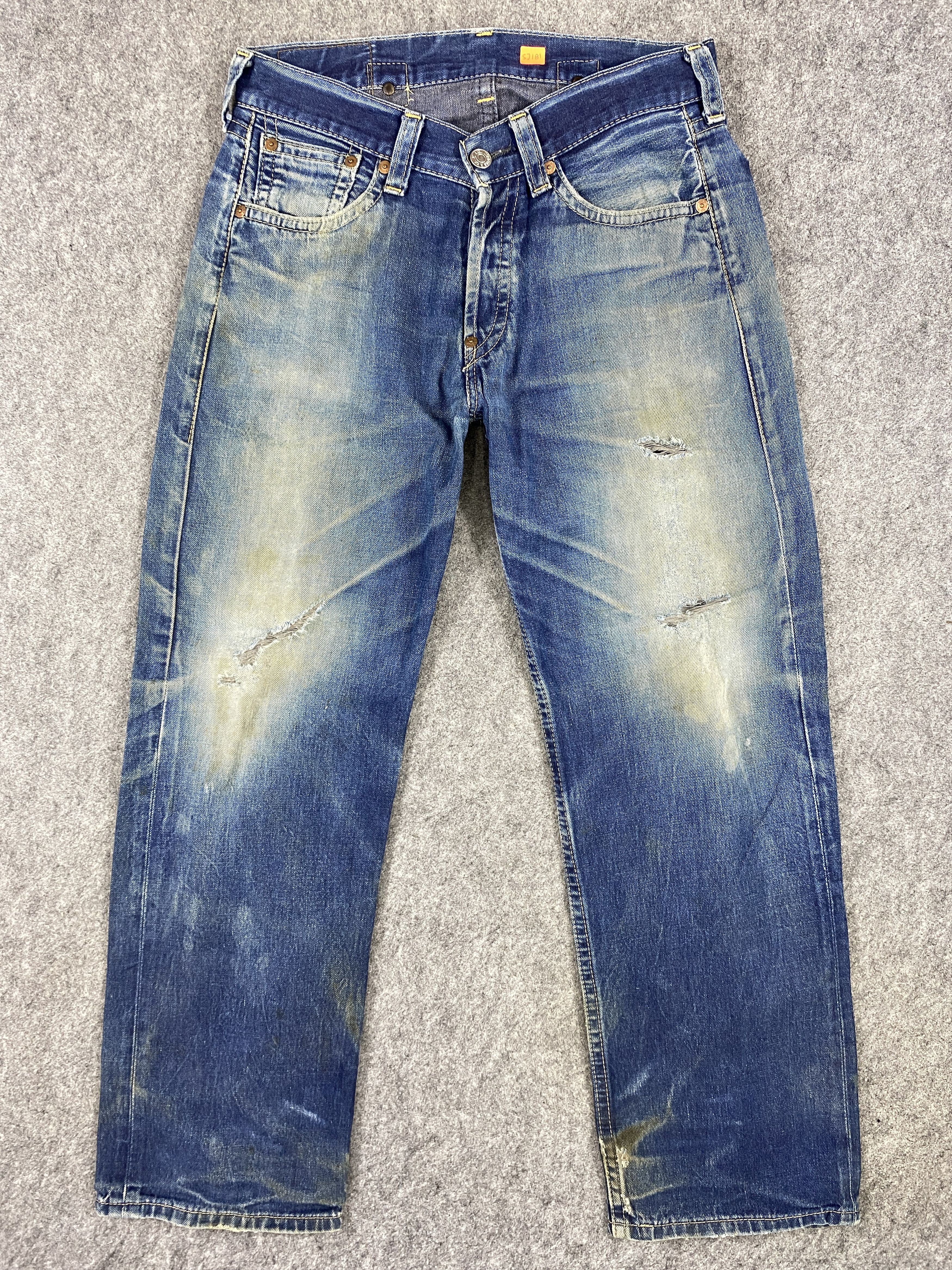 Japanese Brand Distressed Blue Vintage Levi's 902 35x31 Denim -SJ181 Size US 35 - 1 Thumbnail