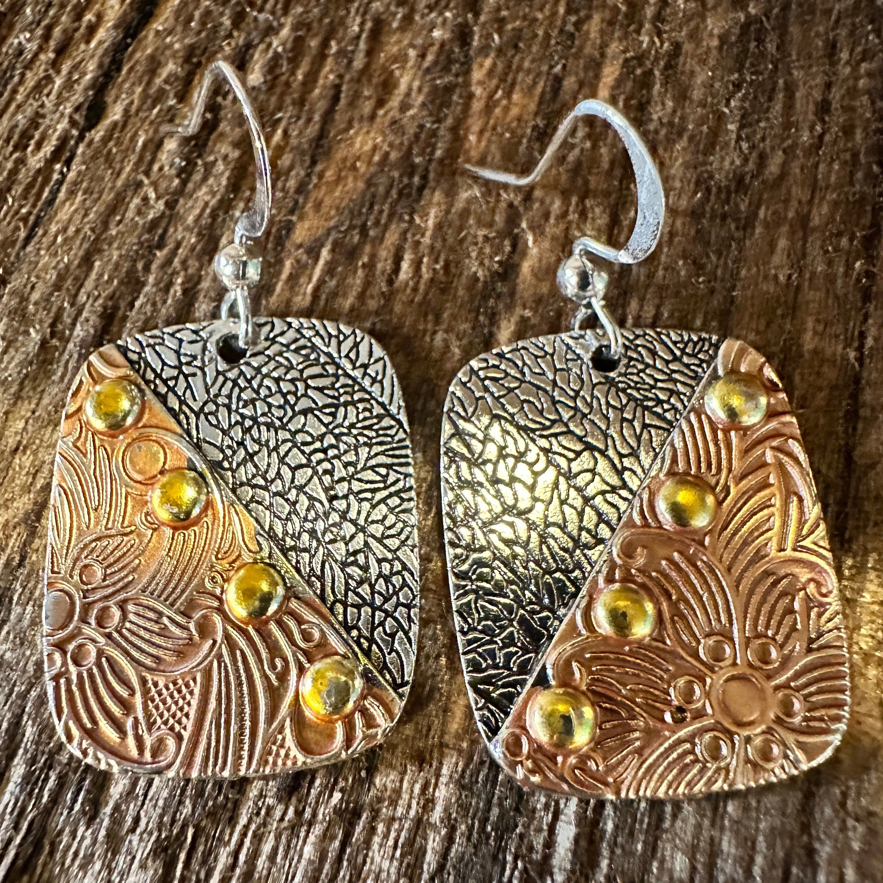 Other Handmade Bohemian Chic Copper Dangle Earring, Retro Ethnic S Size ONE SIZE - 6 Thumbnail