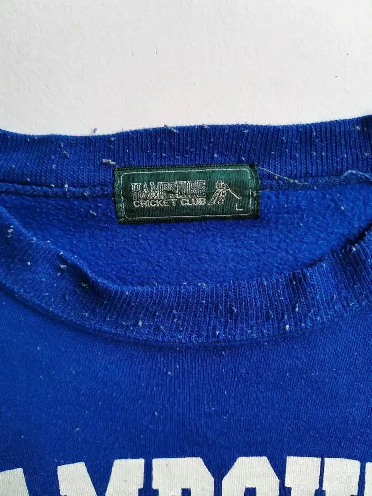 Japanese Brand Hampshire Criket Club Big Logo Sweatshirt Size US L / EU 52-54 / 3 - 3 Thumbnail