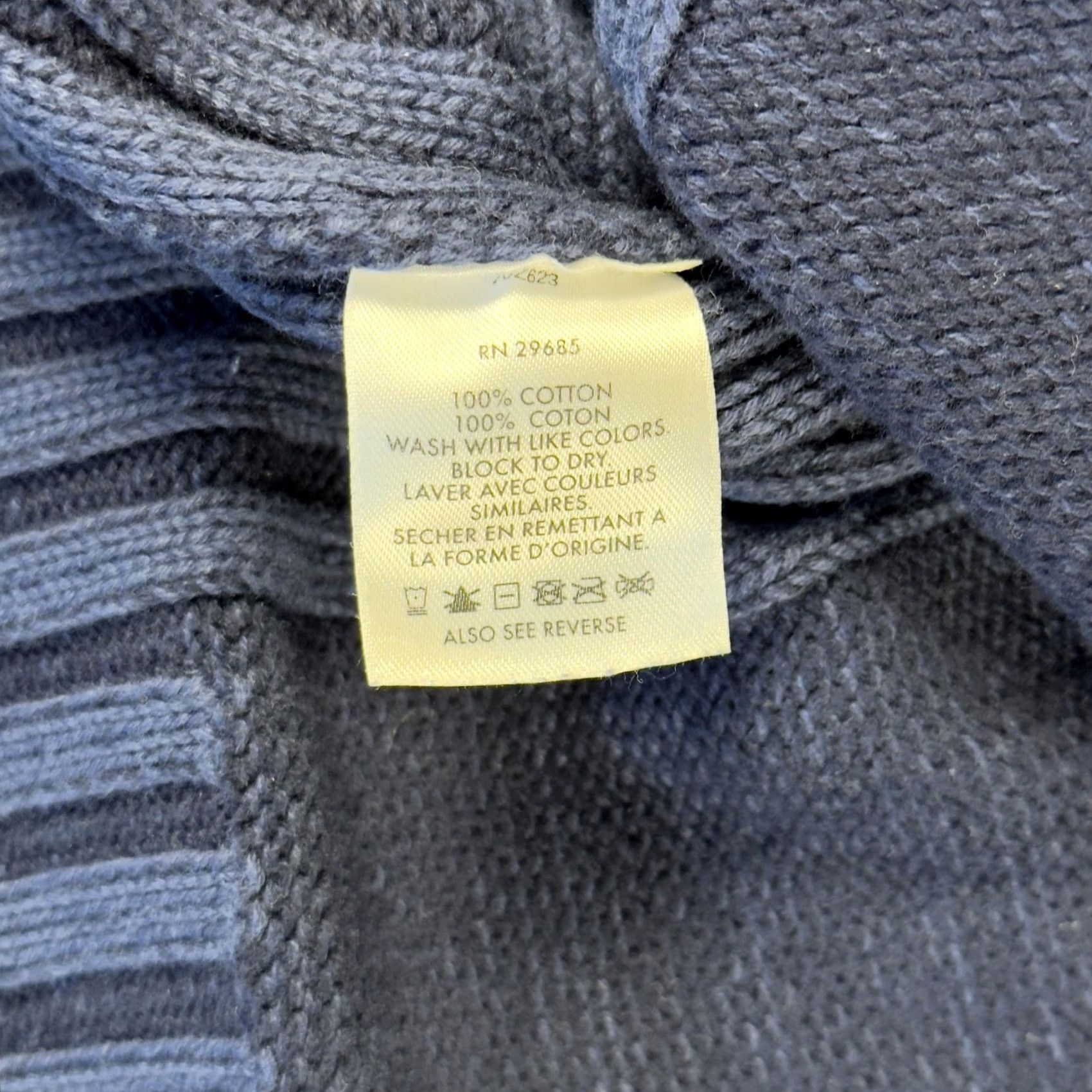 Pendleton Pendleton Sweater Mens Large Blue 1/4 Zip Cotton Mock Neck Pullover Knit Size US L / EU 52-54 / 3 - 4 Thumbnail