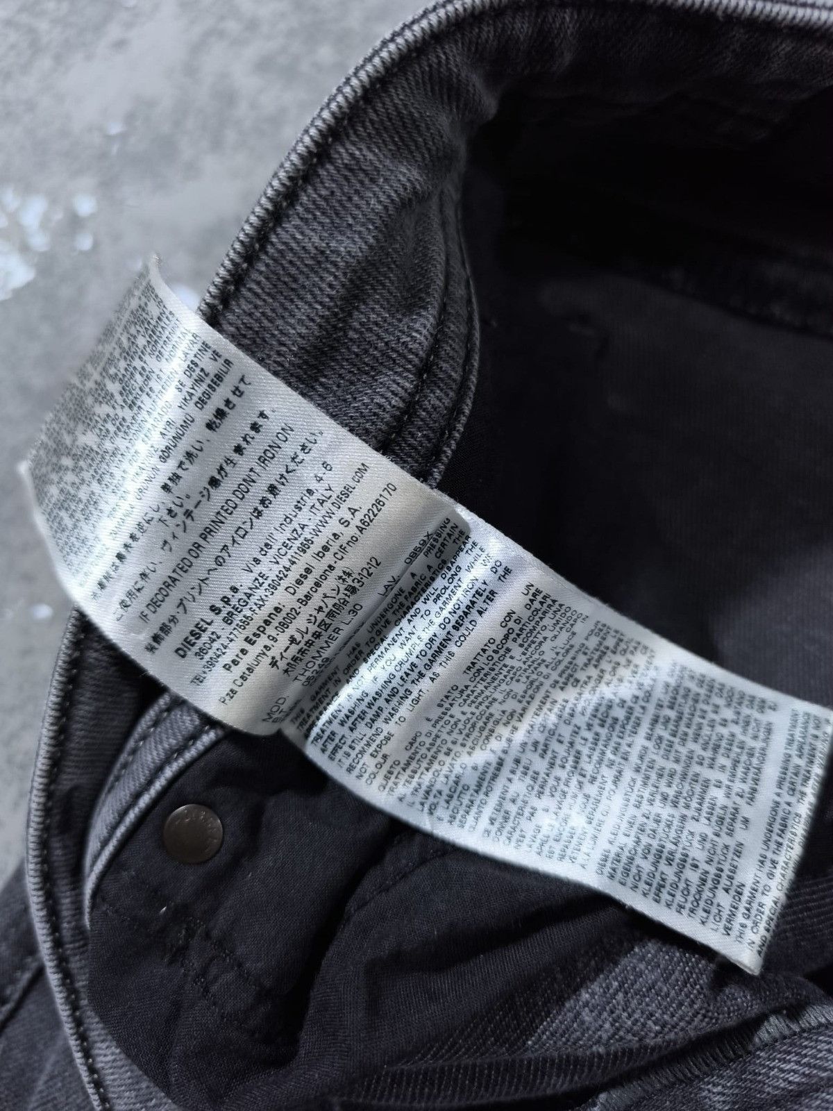 Diesel VTG DIESEL HEDI SLIMANE THOMMER SLIM RICK OWENS Size US 36 / EU 52 - 12 Thumbnail