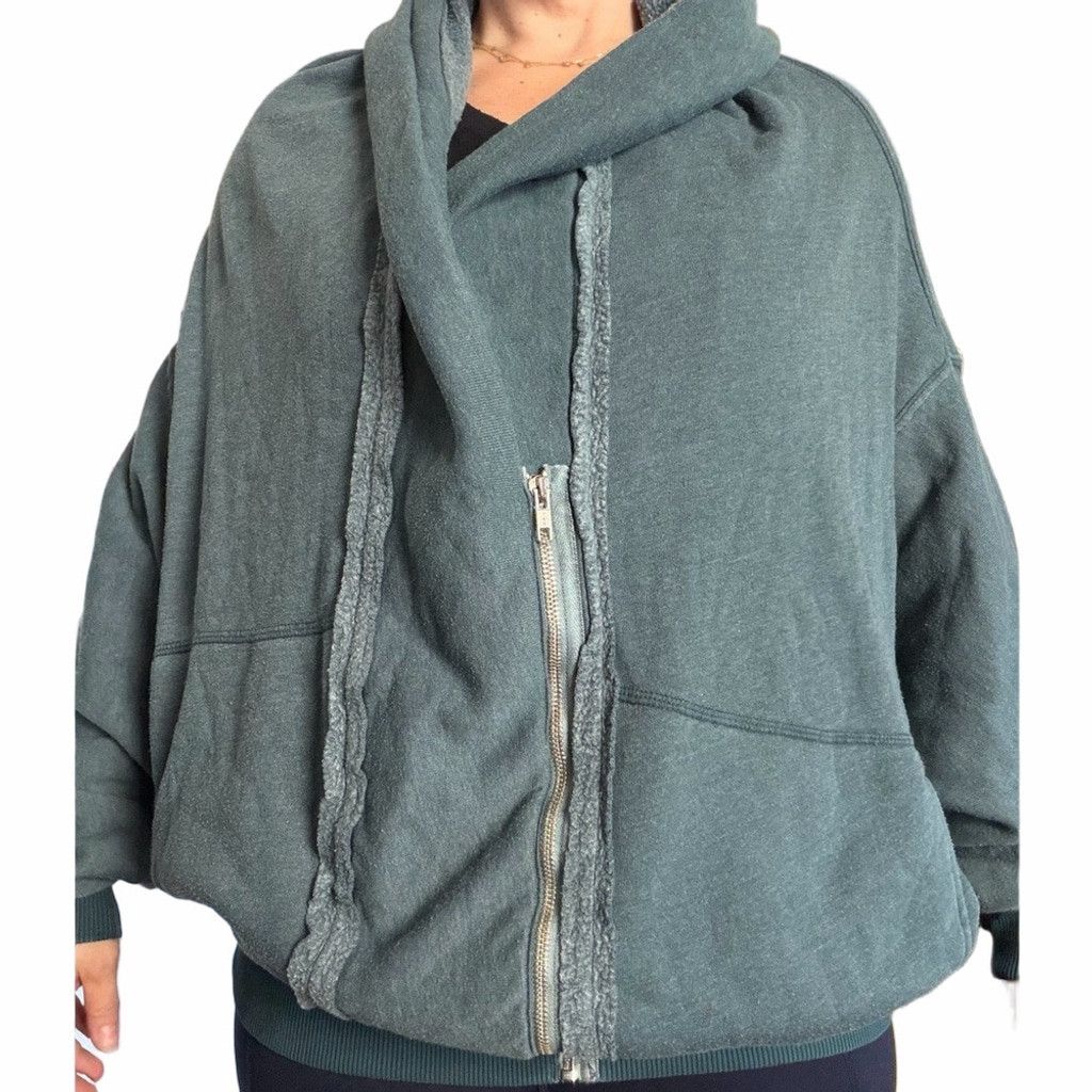 Free People We The Free Oversized Half-Zip | EUC | Sz M Size M / US 6-8 / IT 42-44 - 1 Thumbnail