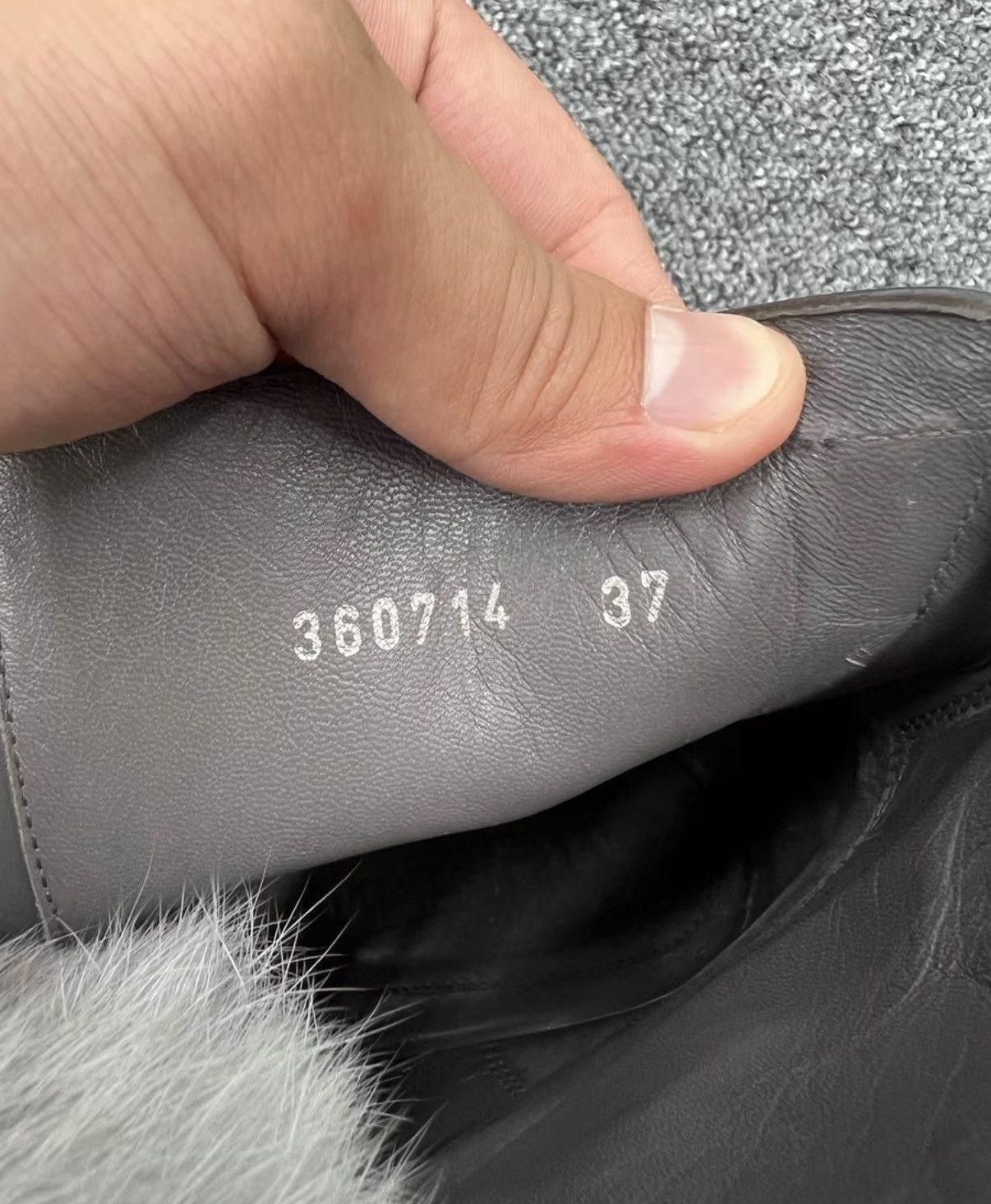 Alexander McQueen Alexander McQueen Blue Grey Martin Boots K12 Size US 7 / IT 37 - 5 Thumbnail