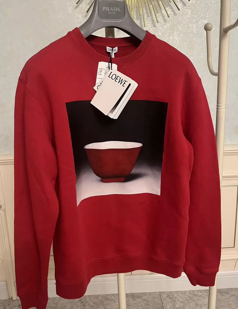 Loewe LOEWE Men's porcelain museum limited edition thick hoodie Size US XS / EU 42 / 0 - 2 Thumbnail